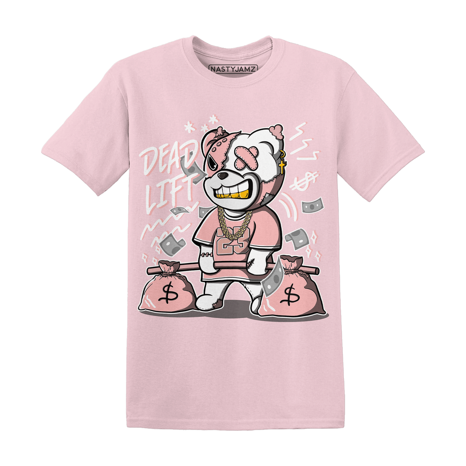 Low Legend Pink 11s T Shirt Match BER 23 Deadlift - NastyJamz