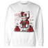 Retro Red Taxi 12s Sweatshirt Match BER 23 Deadlift - NastyJamz