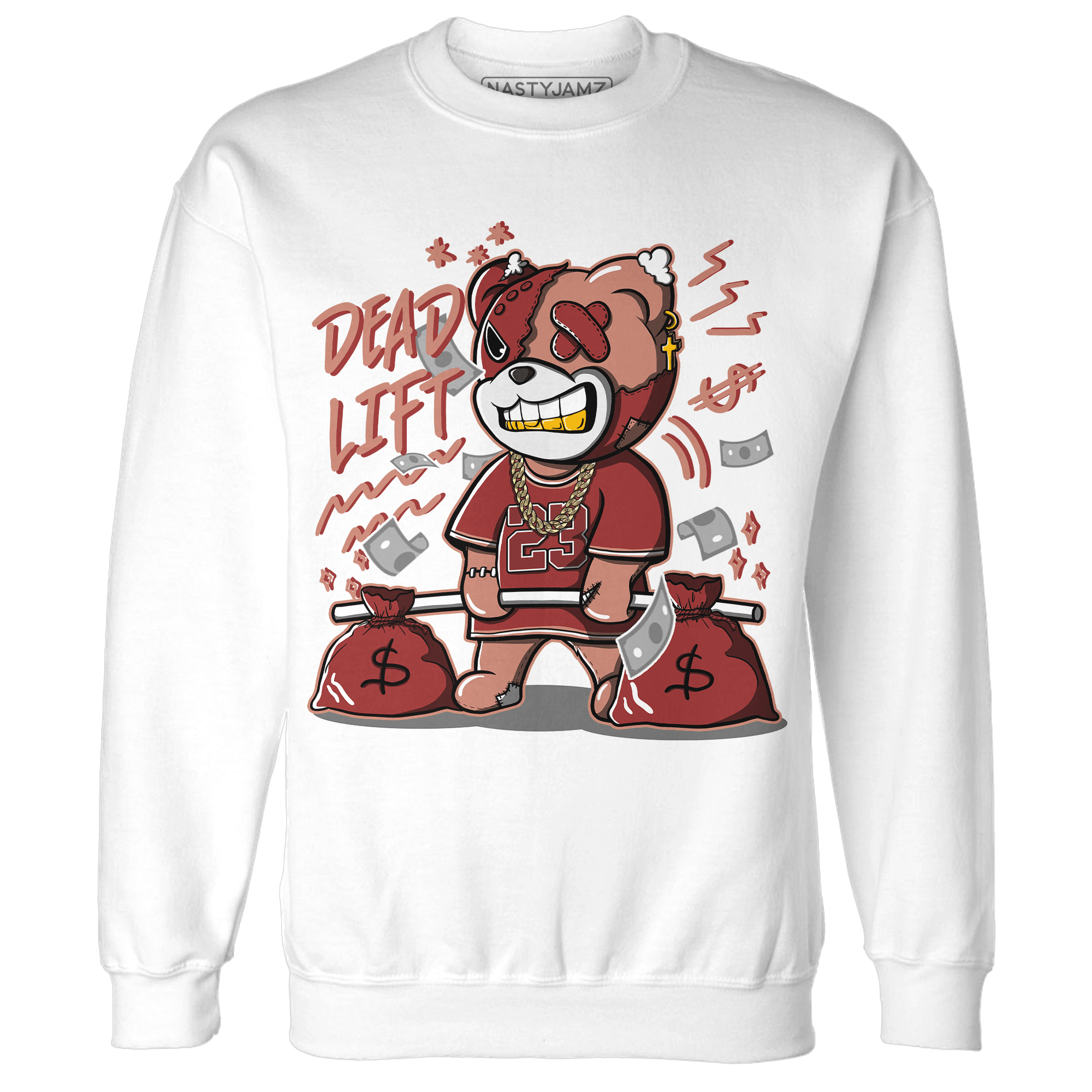 Dune Red 13s Sweatshirt Match BER 23 Deadlift - NastyJamz