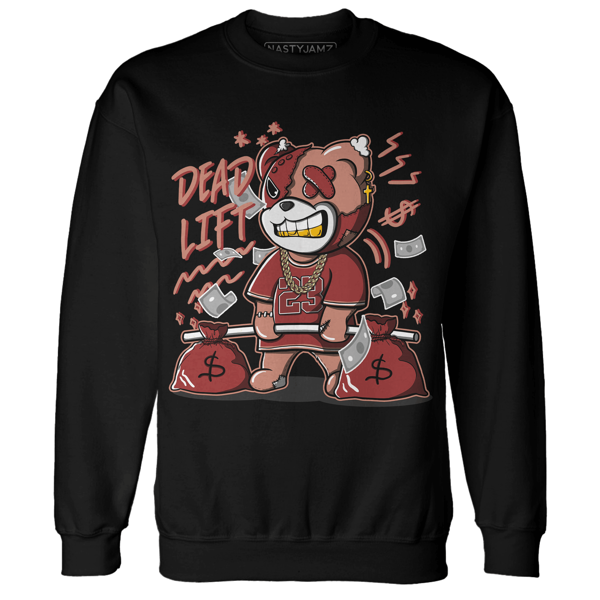Dune Red 13s Sweatshirt Match BER 23 Deadlift - NastyJamz