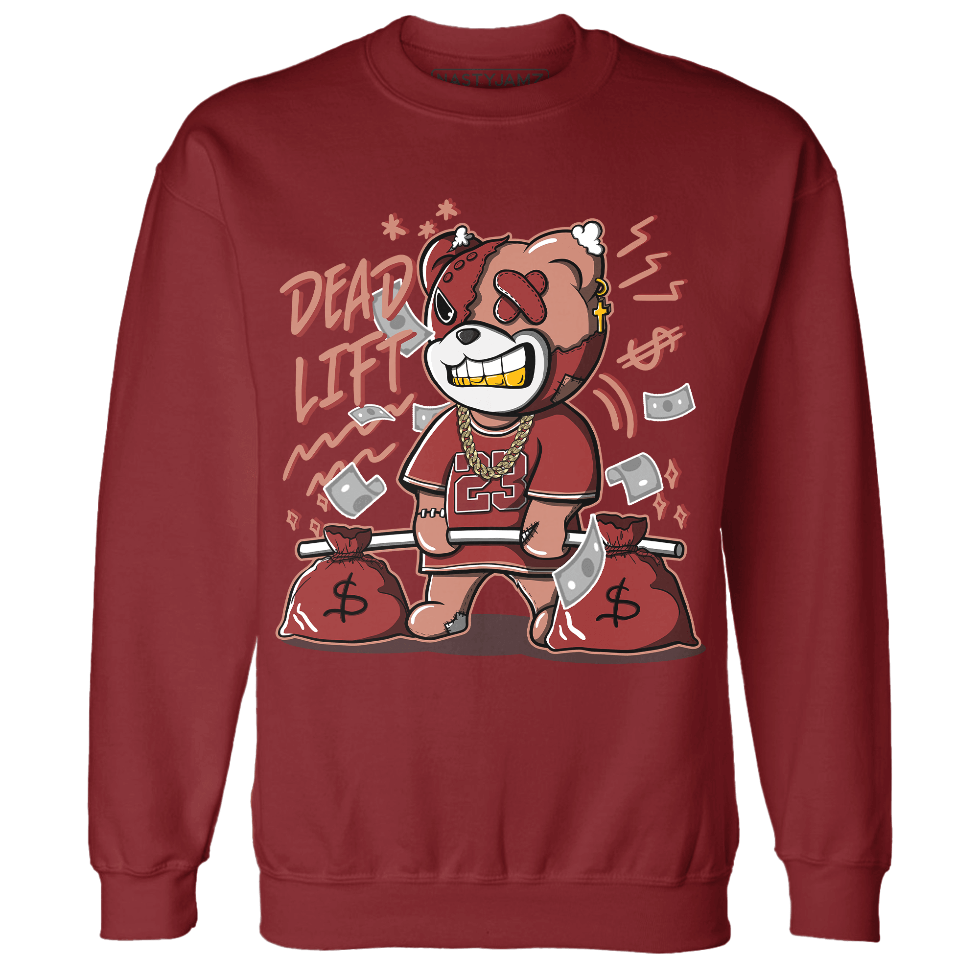 Dune Red 13s Sweatshirt Match BER 23 Deadlift - NastyJamz
