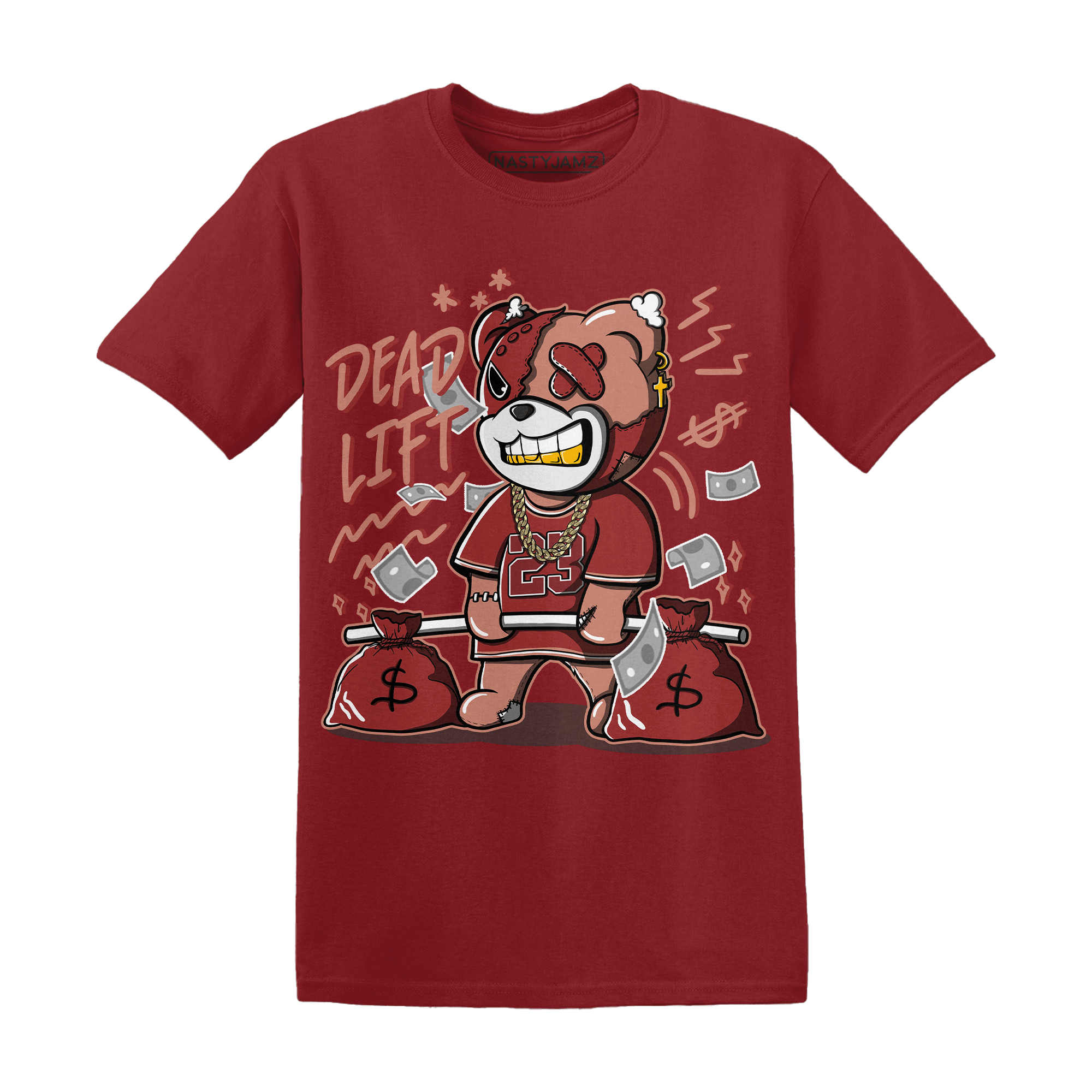 Dune Red 13s T Shirt Match BER 23 Deadlift - NastyJamz