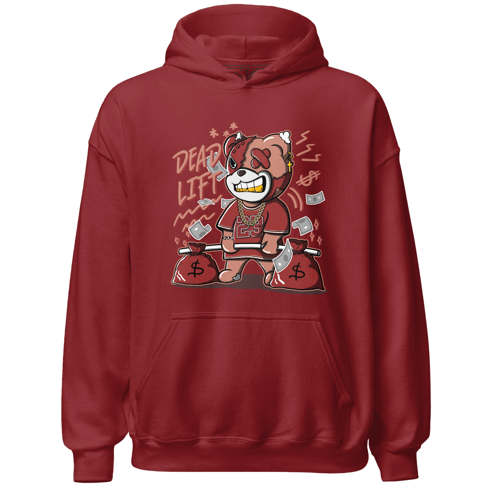 Dune Red 13s Hoodie Match BER 23 Deadlift - NastyJamz