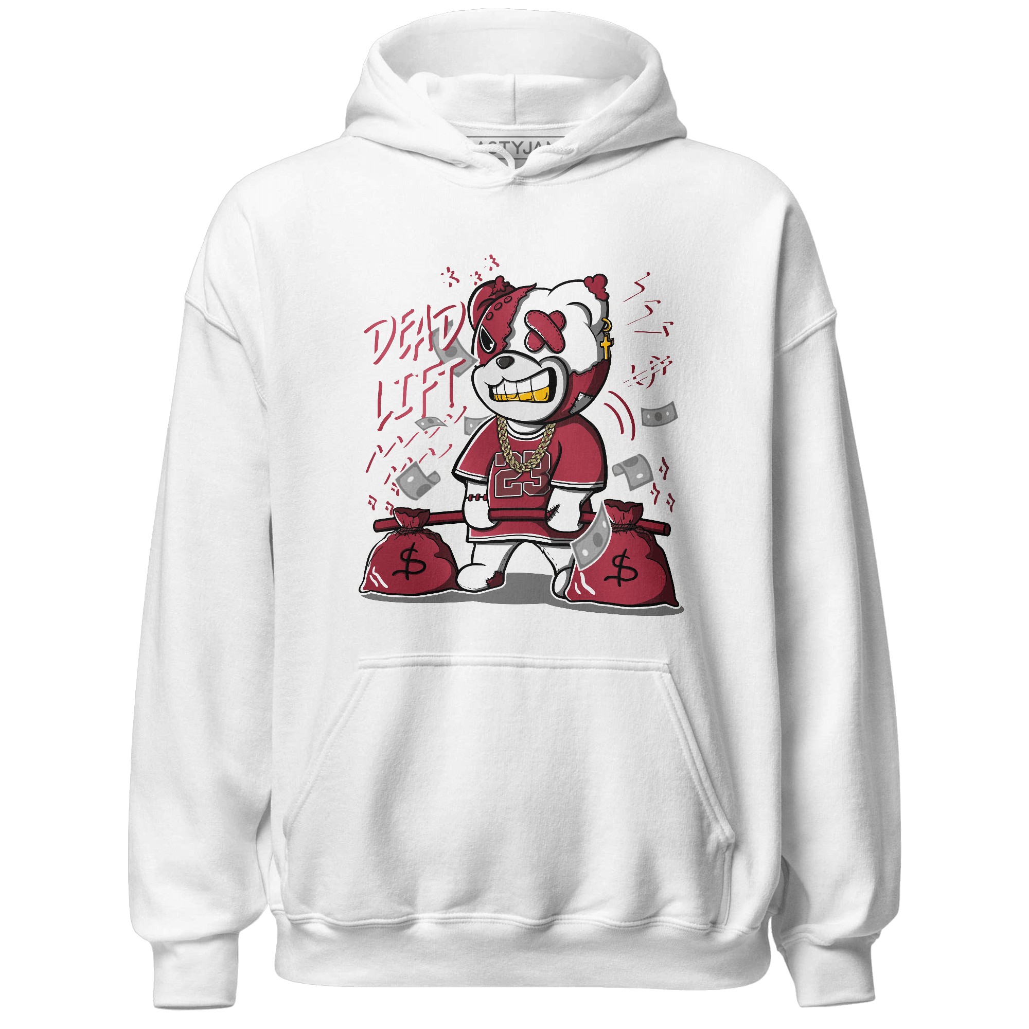High 85 Metallic Burgundy 1s Hoodie Match BER 23 Deadlift - NastyJamz