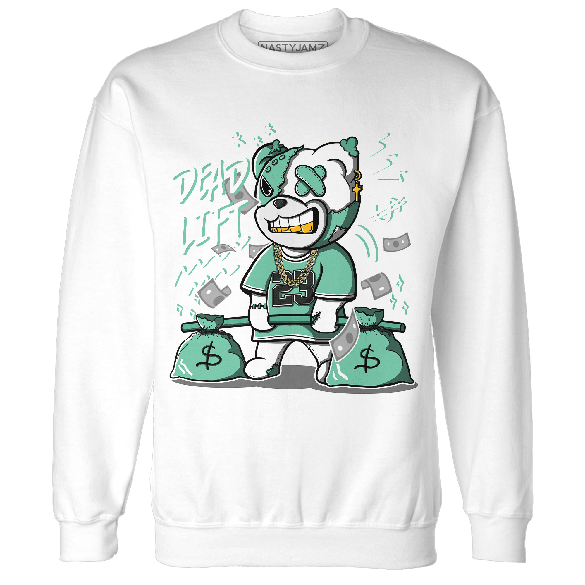 High OG Green Glow 1s Sweatshirt Match BER 23 Deadlift - NastyJamz