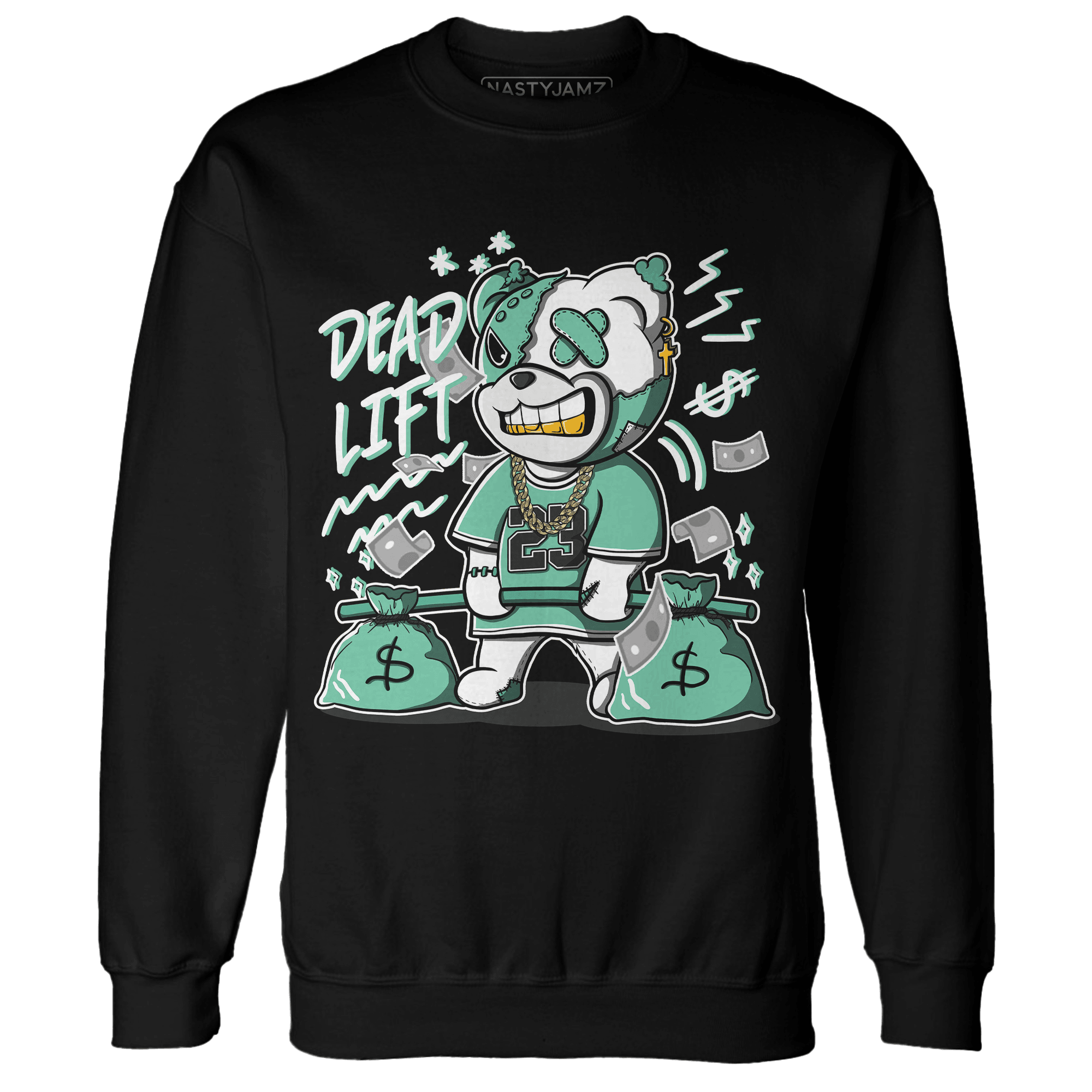 High OG Green Glow 1s Sweatshirt Match BER 23 Deadlift - NastyJamz