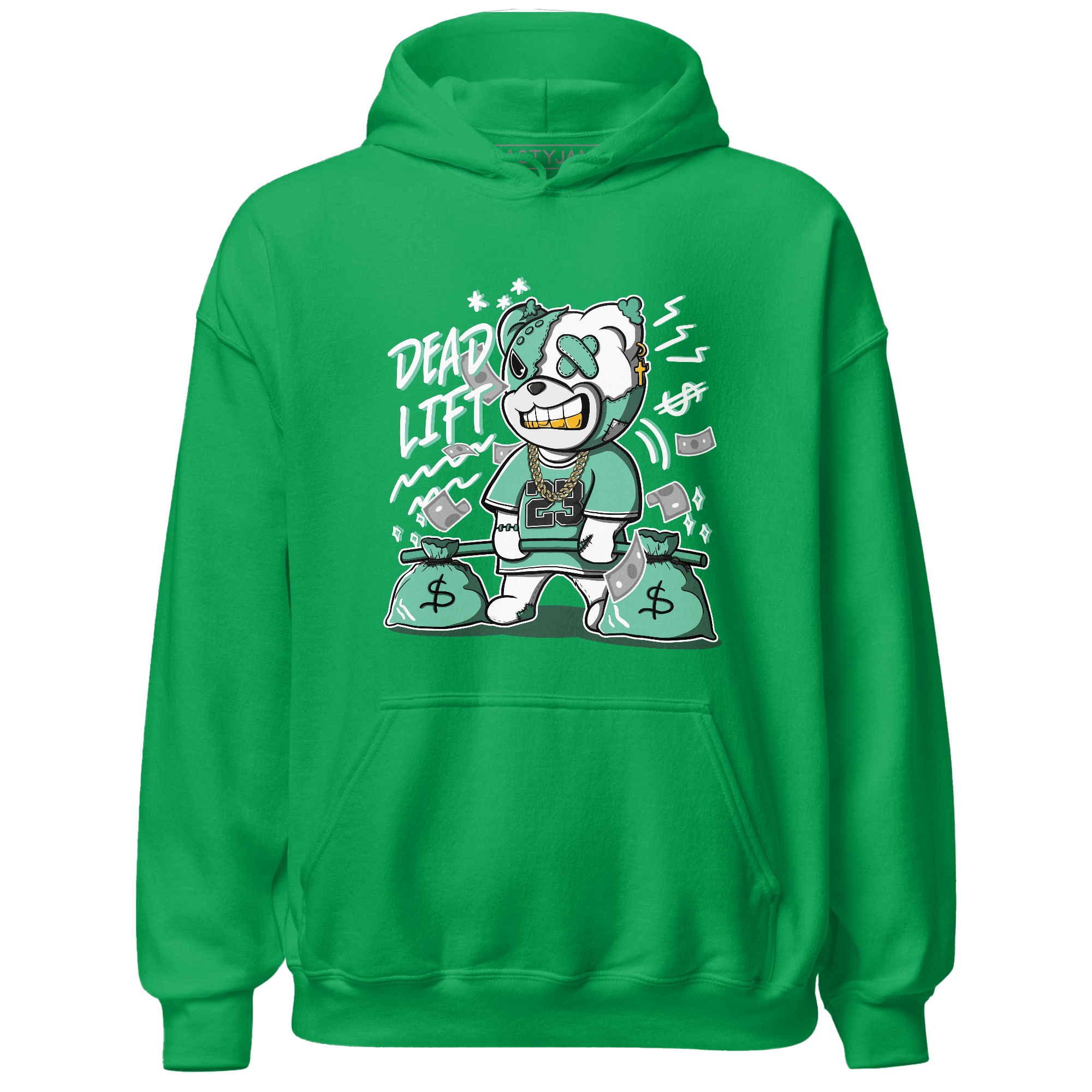 High OG Green Glow 1s Hoodie Match BER 23 Deadlift - NastyJamz