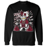 High White Team Red 1s Sweatshirt Match BER 23 Deadlift - NastyJamz