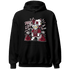 High White Team Red 1s Hoodie Match BER 23 Deadlift - NastyJamz