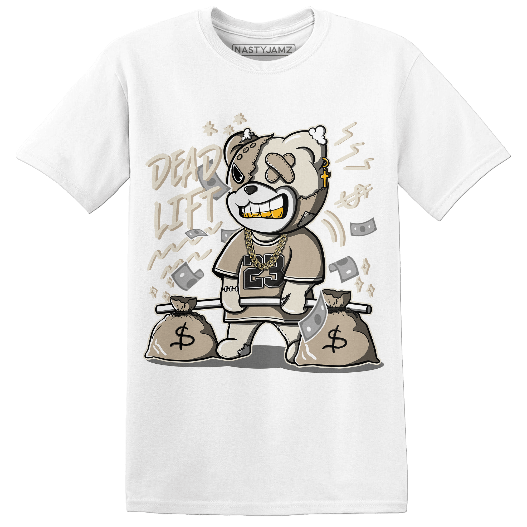 Latte 1s T Shirt Match BER 23 Deadlift - NastyJamz