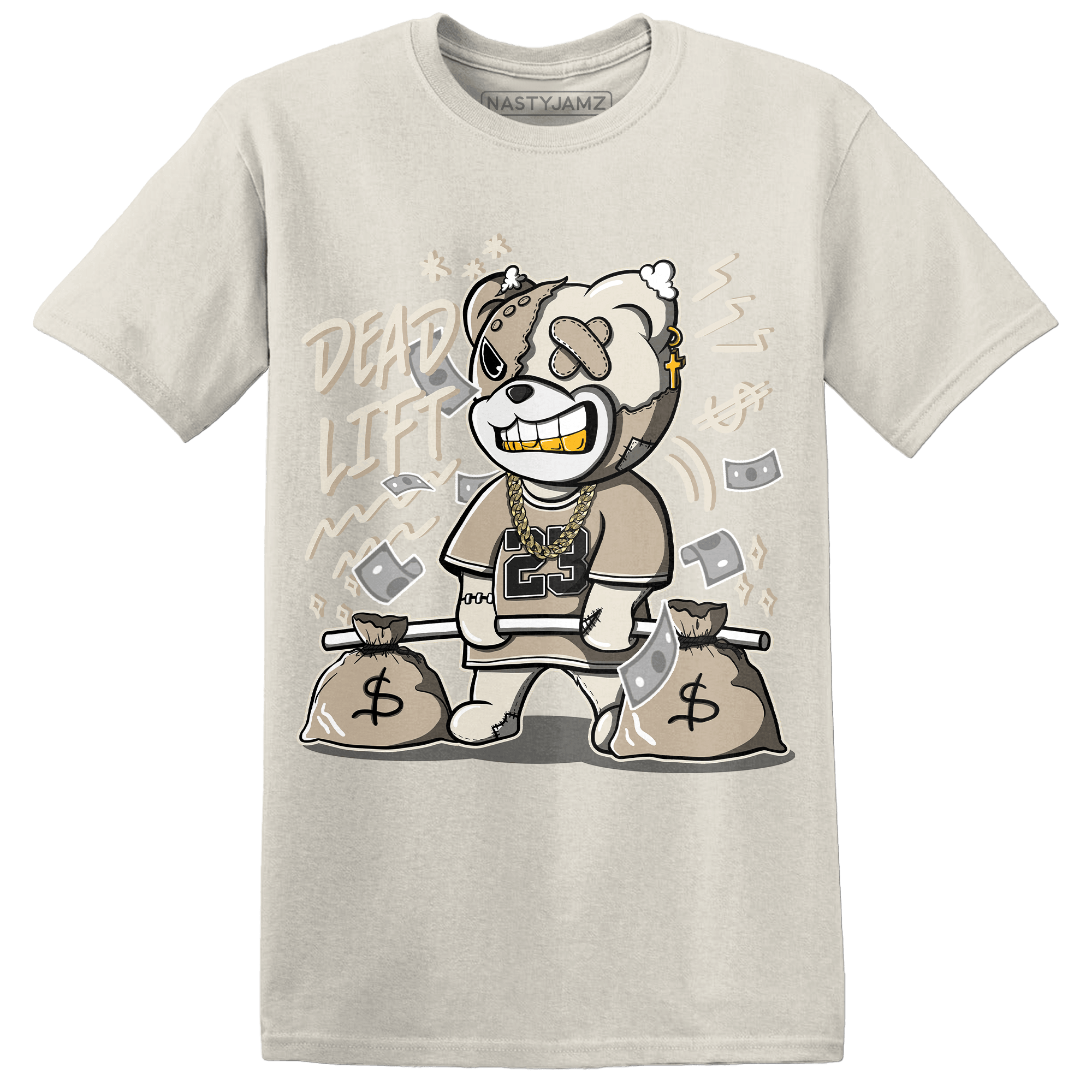 Latte 1s T Shirt Match BER 23 Deadlift - NastyJamz