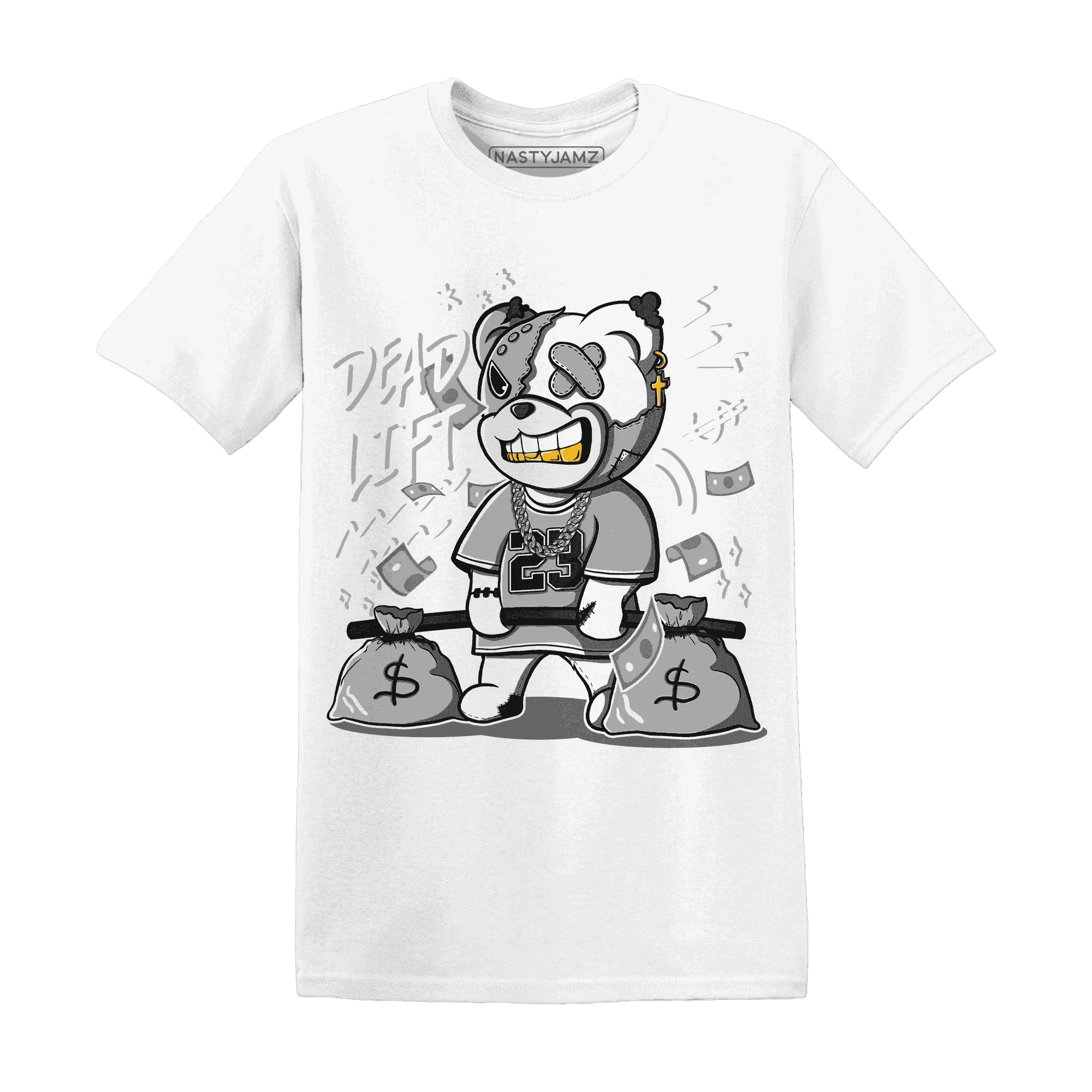 Wolf-Grey-1s-T-Shirt-Match-BER-23-Deadlift