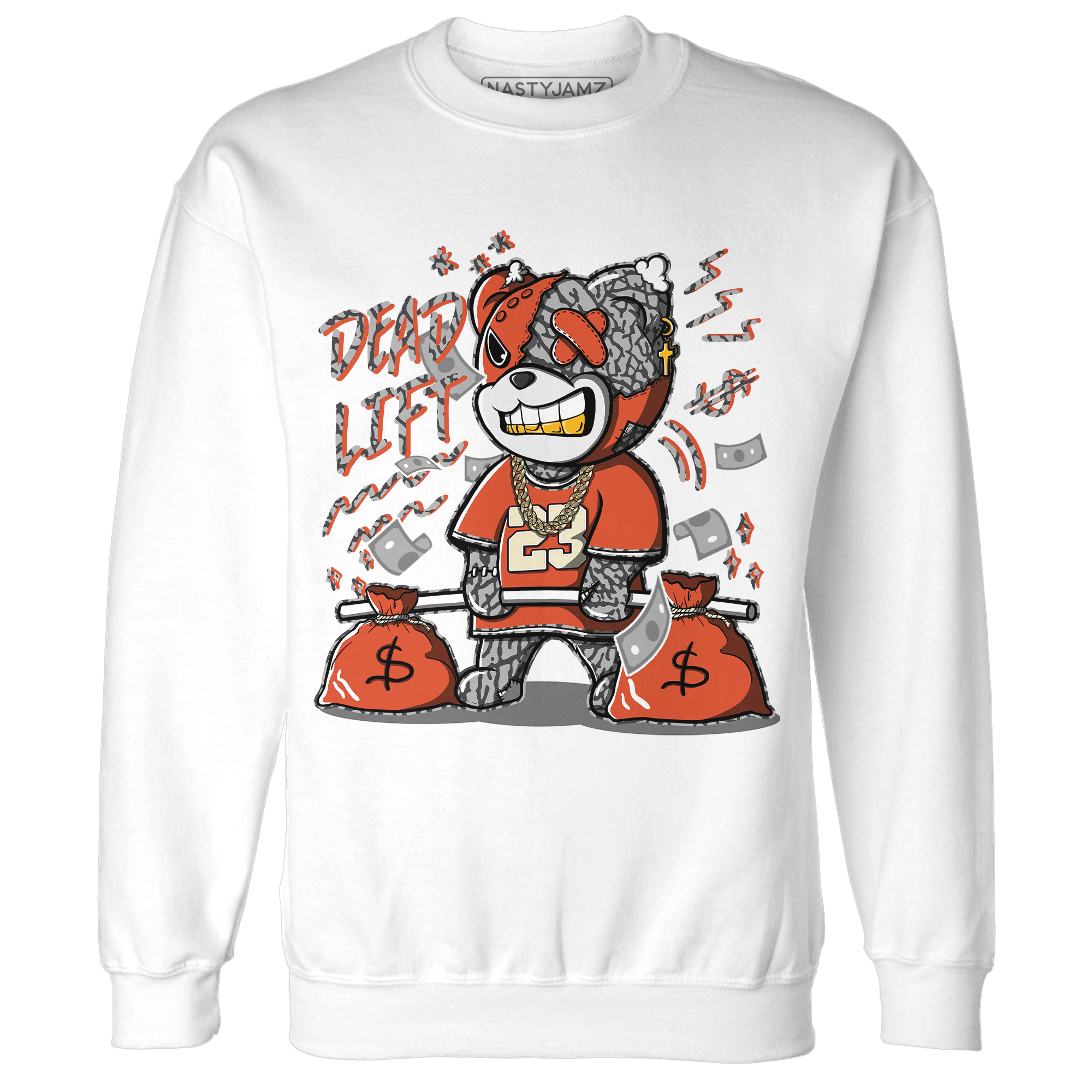 Georgia Peach 3s Sweatshirt Match BER 23 Deadlift - NastyJamz