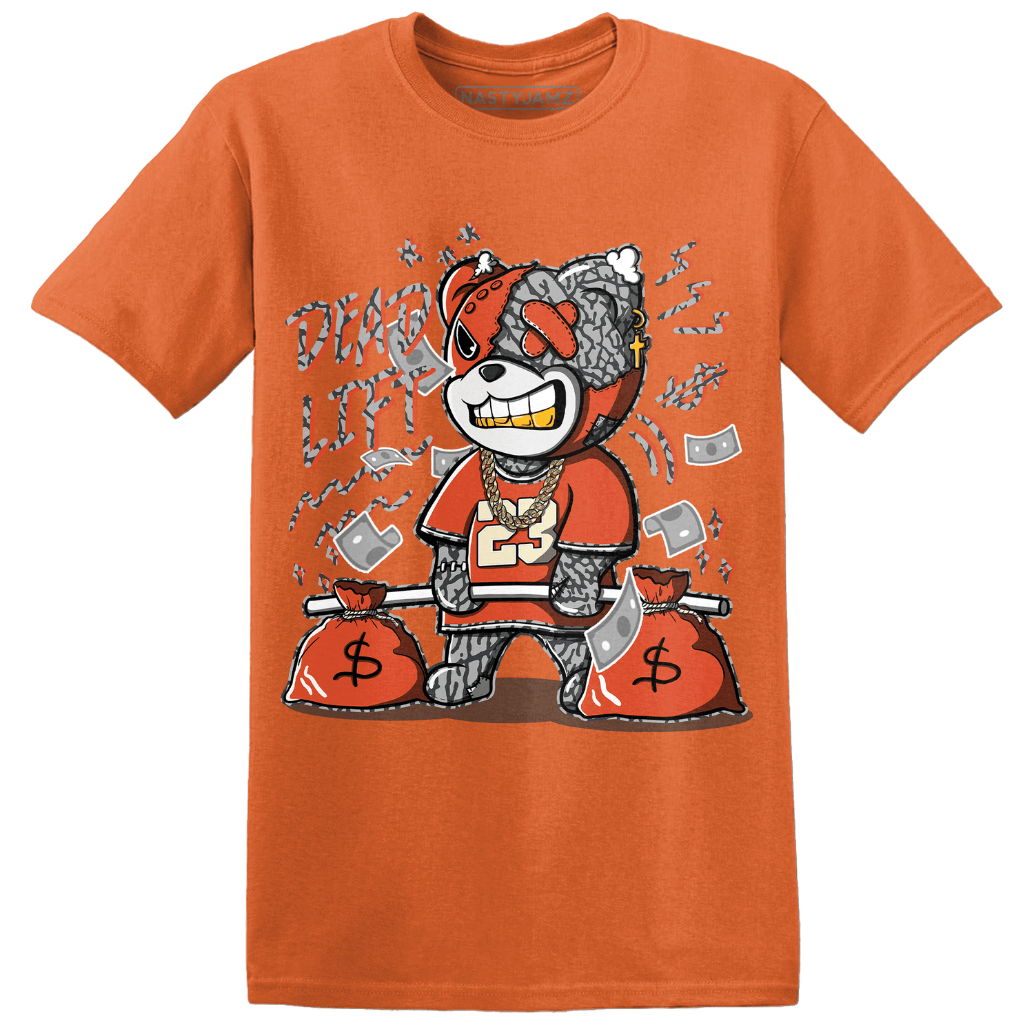 Georgia Peach 3s T Shirt Match BER 23 Deadlift - NastyJamz