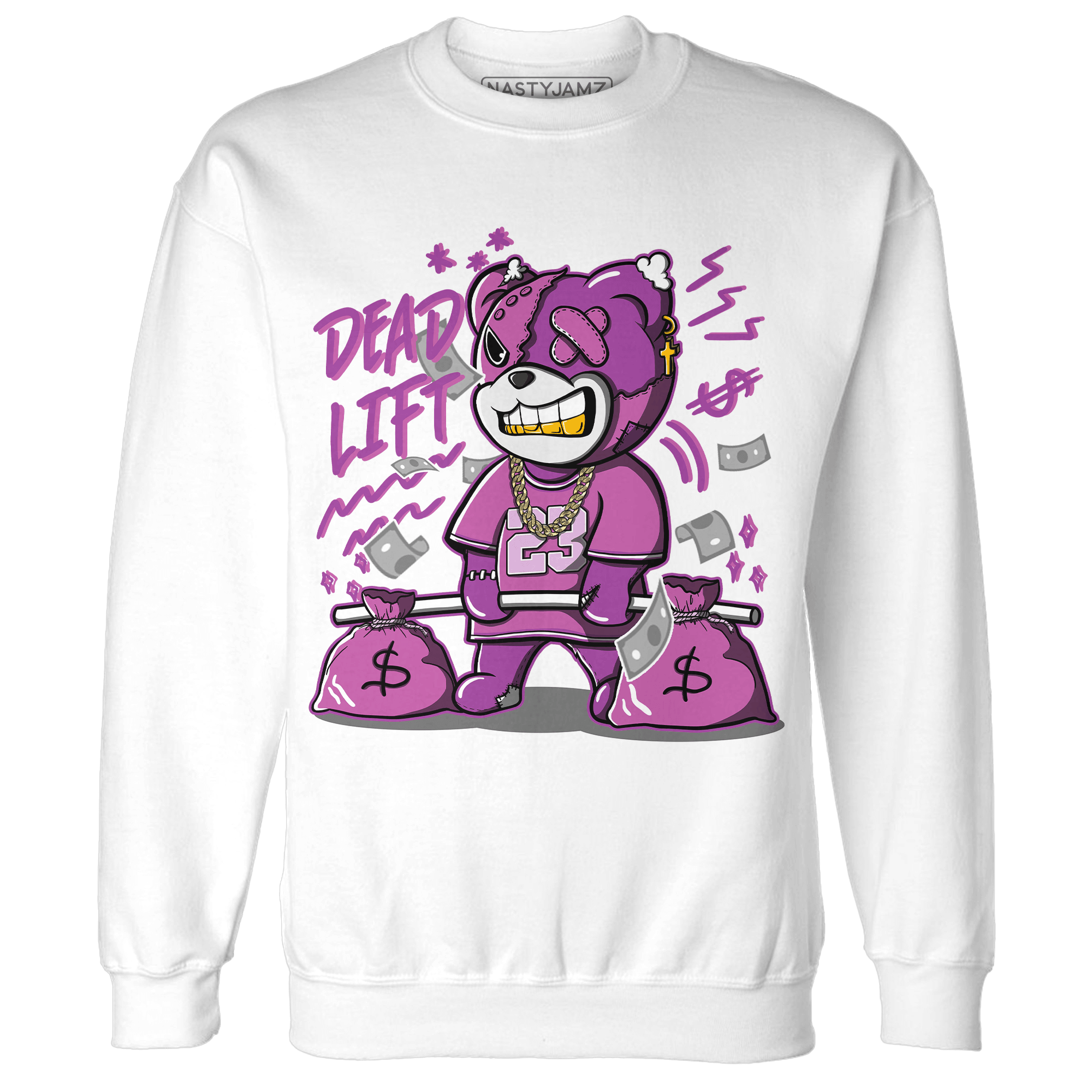 GS Hyper Violet 4s Sweatshirt Match BER 23 Deadlift - NastyJamz