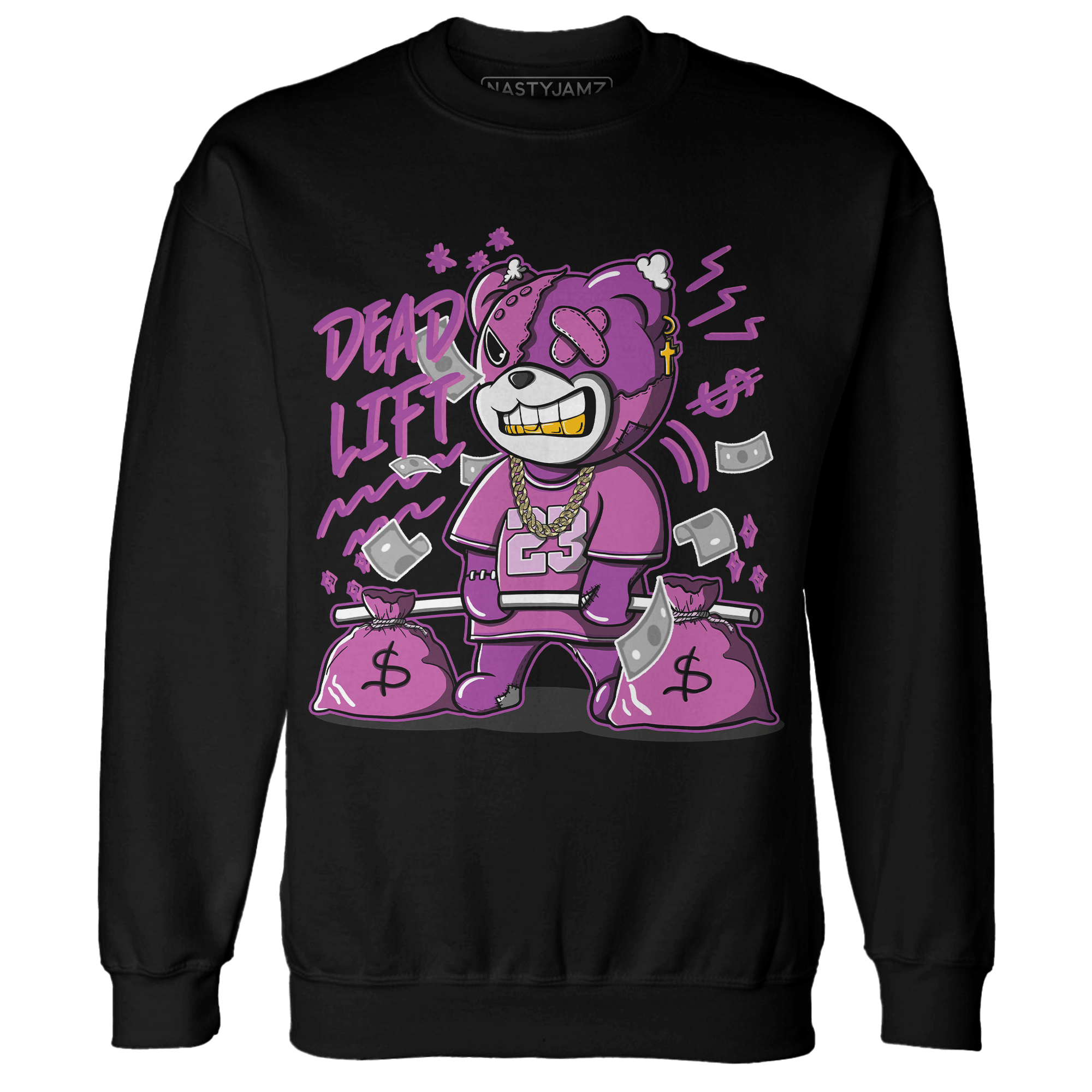 GS Hyper Violet 4s Sweatshirt Match BER 23 Deadlift - NastyJamz