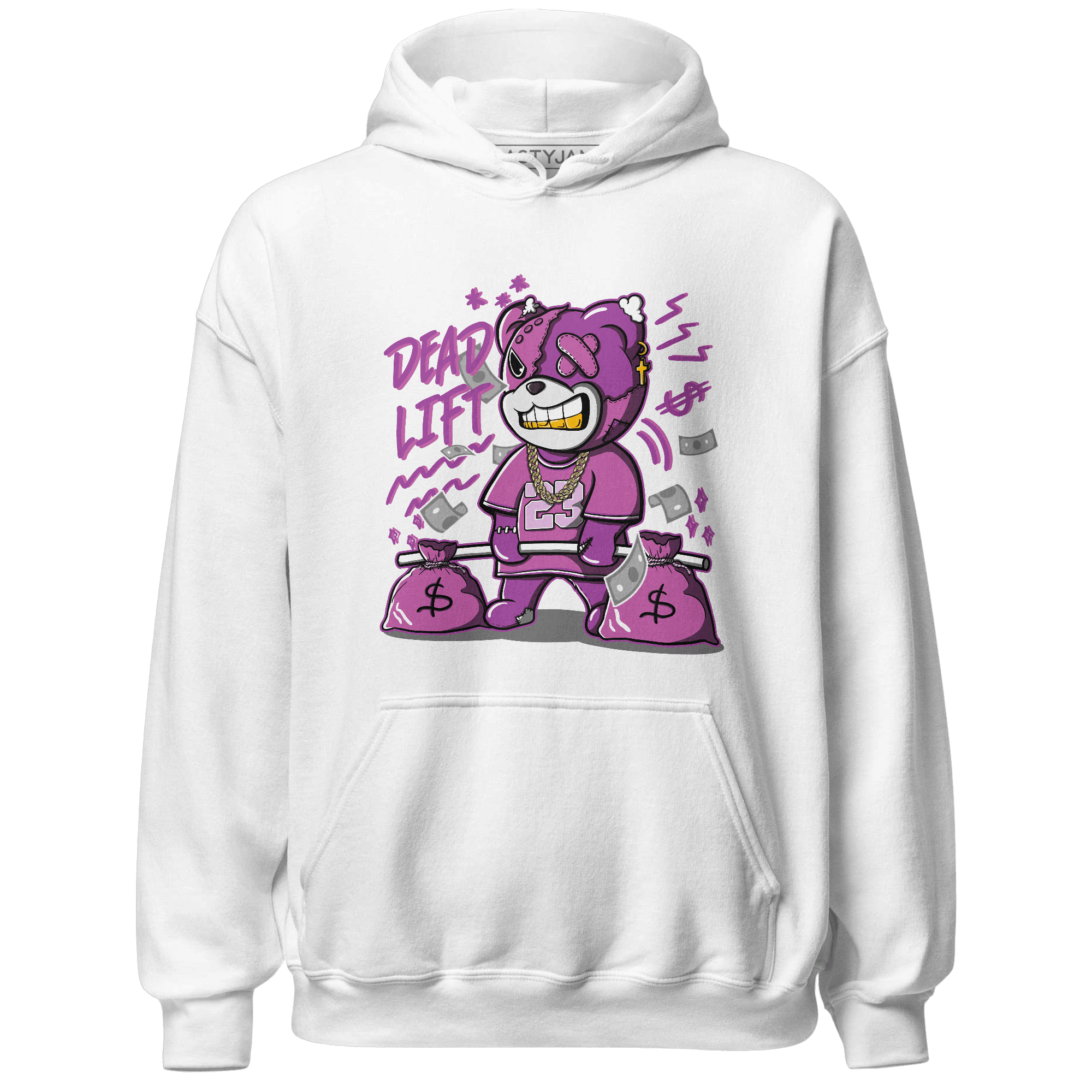 GS Hyper Violet 4s Hoodie Match BER 23 Deadlift - NastyJamz