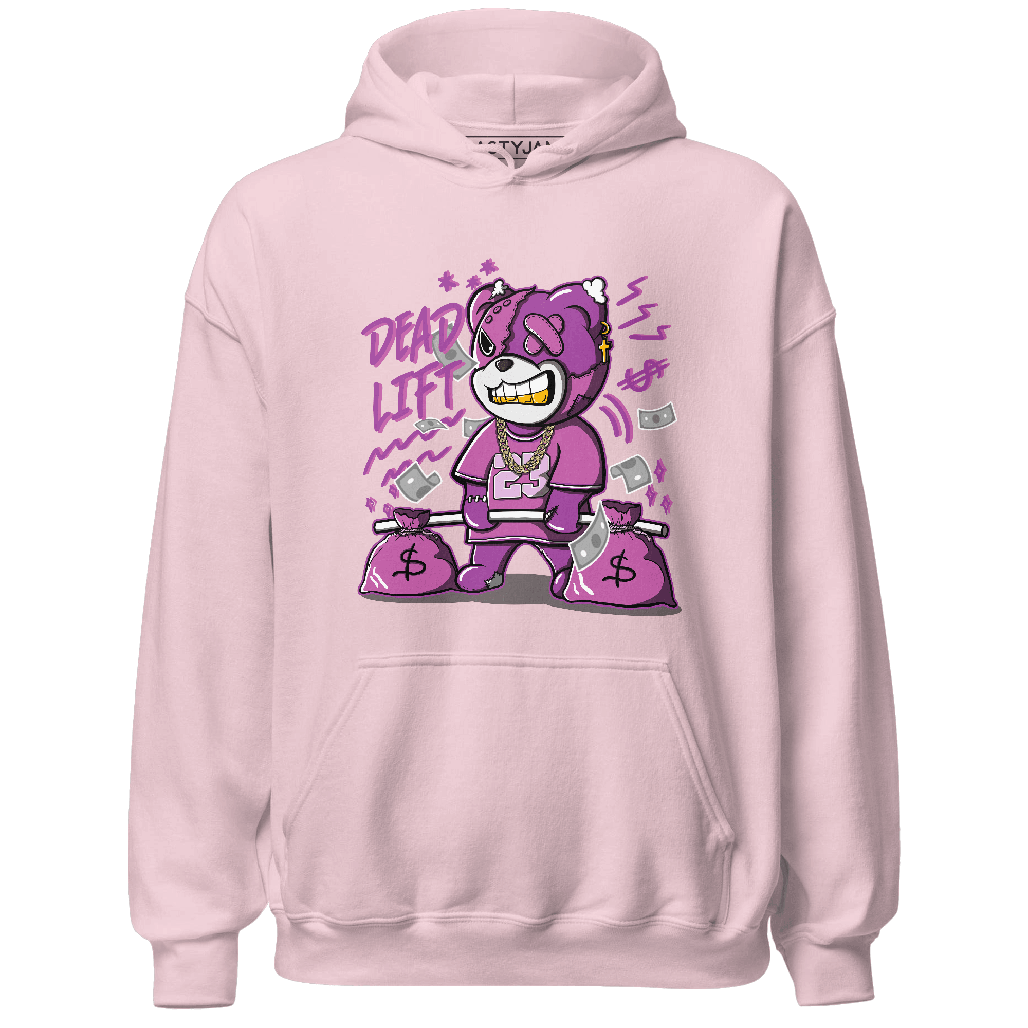 GS Hyper Violet 4s Hoodie Match BER 23 Deadlift - NastyJamz