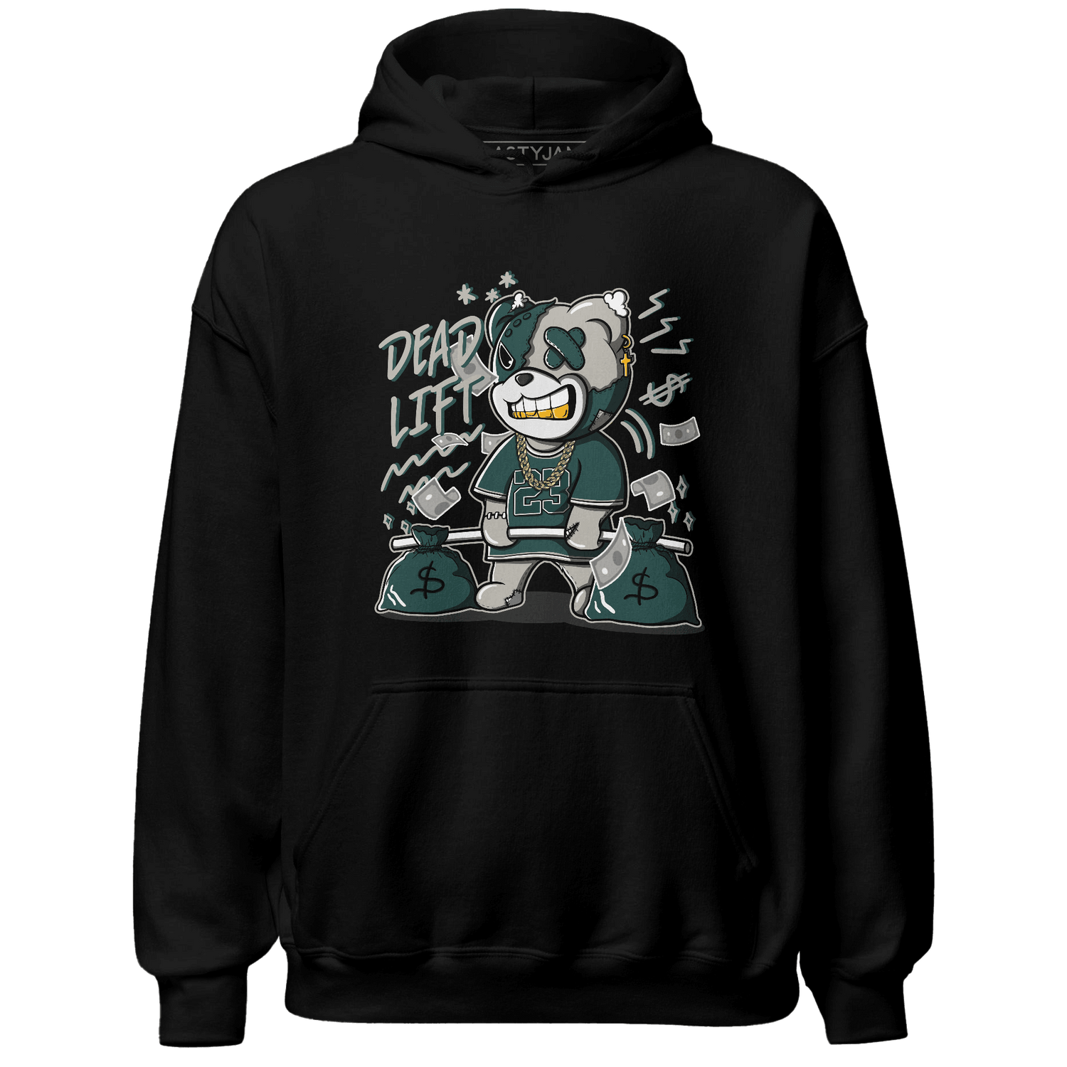Oxidized Green 4s Hoodie Match BER 23 Deadlift - NastyJamz