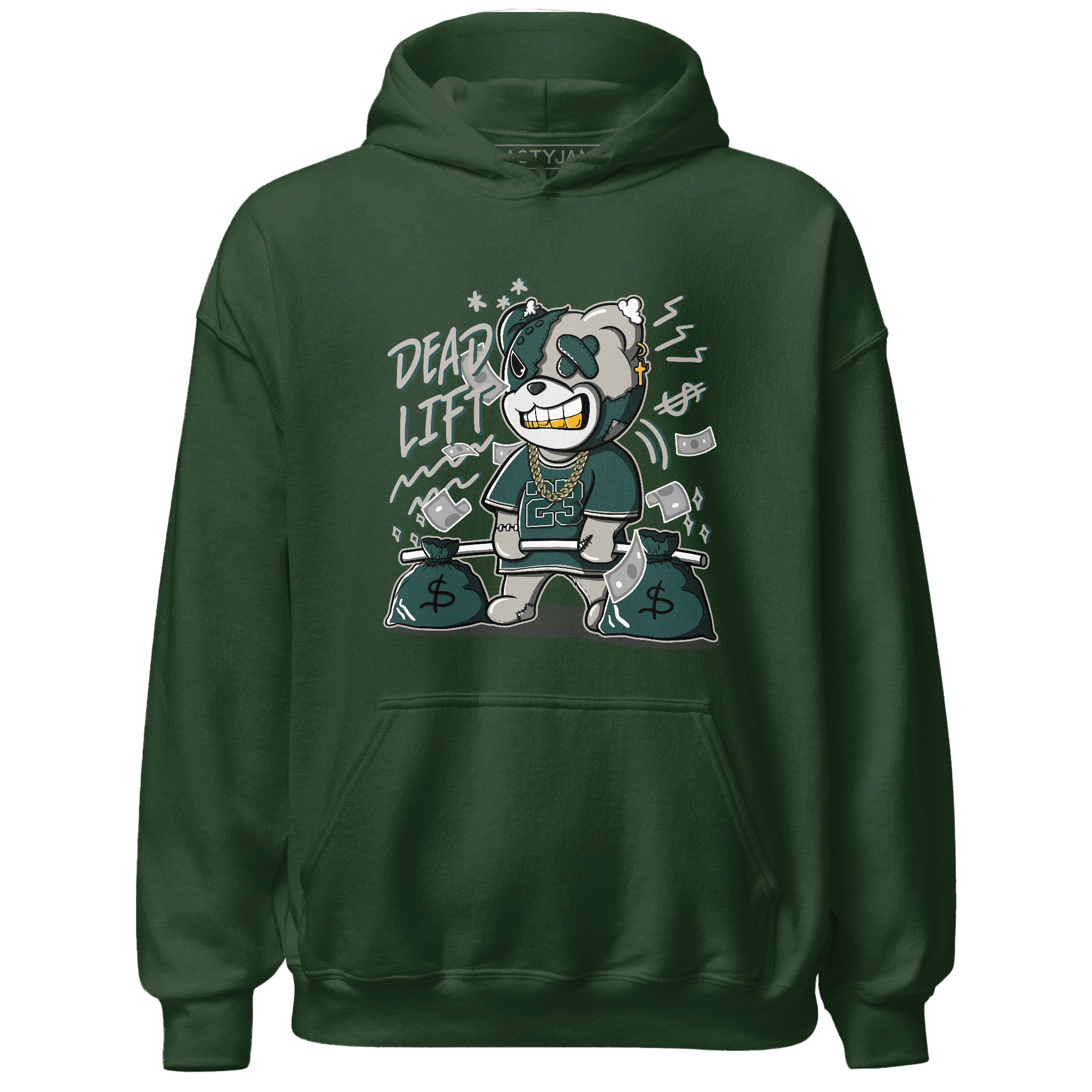 Oxidized Green 4s Hoodie Match BER 23 Deadlift - NastyJamz