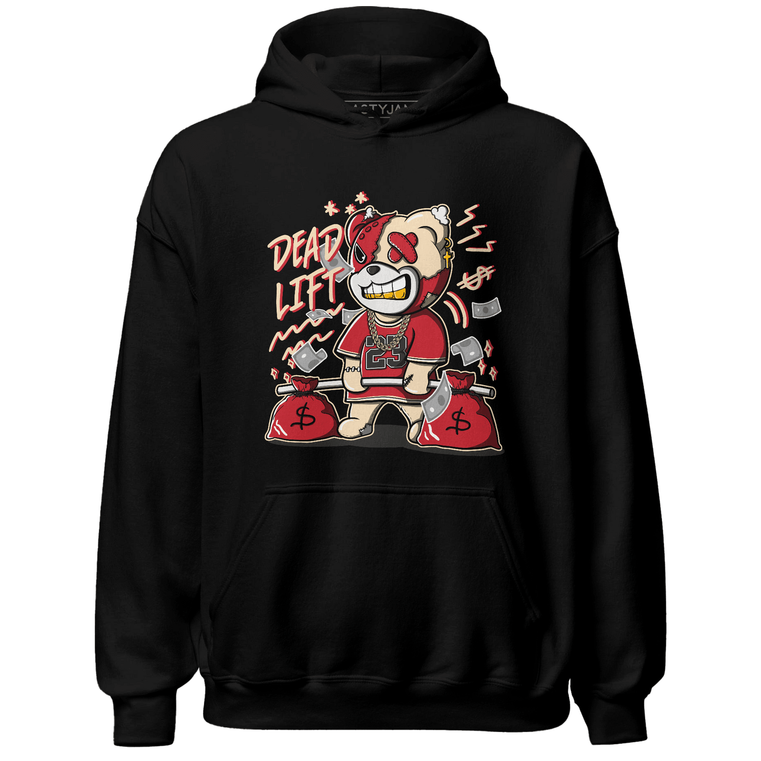 Jumman Jack University Red Hoodie Match BER 23 Deadlift - NastyJamz
