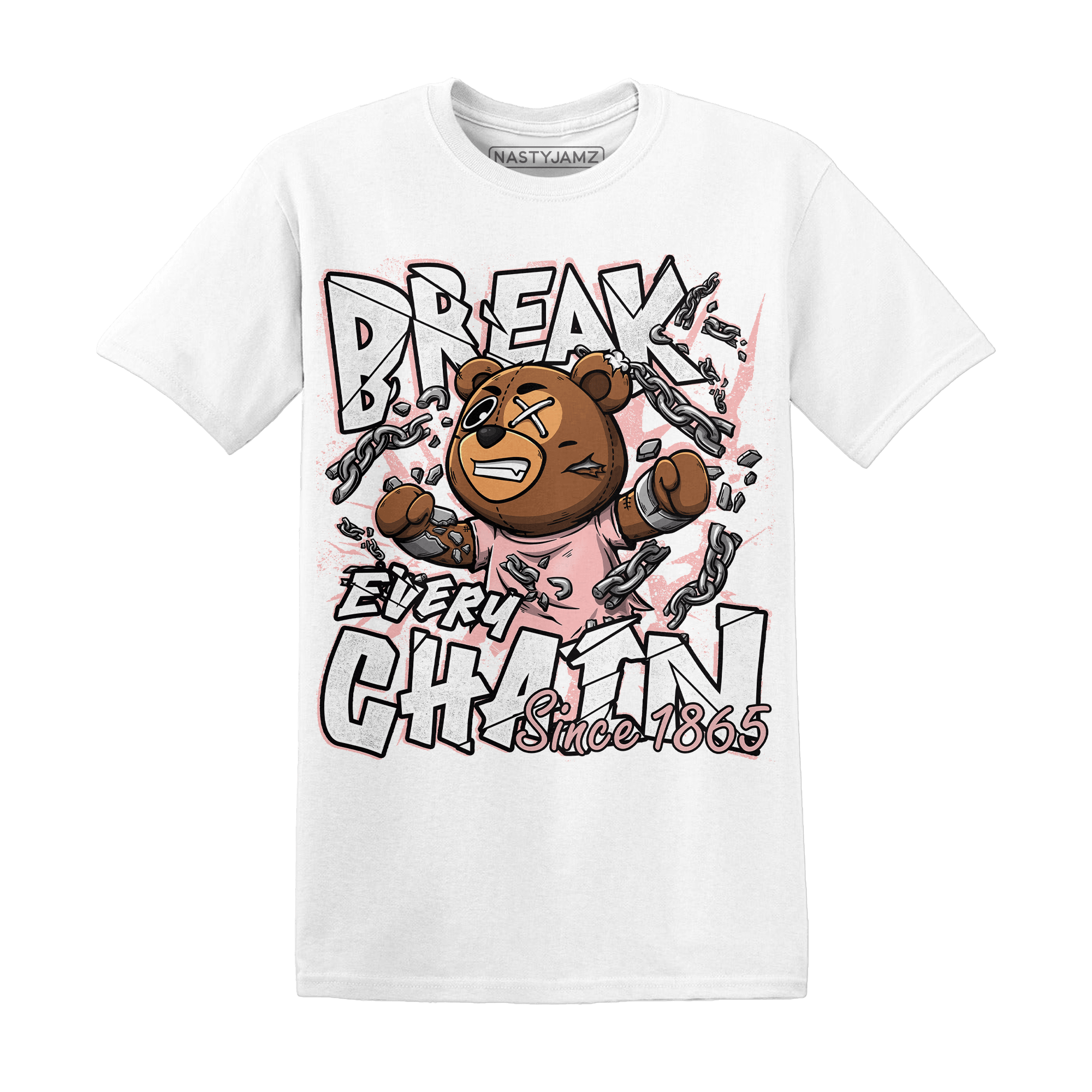 Low Legend Pink 11s T Shirt Match BER Break Chain - NastyJamz