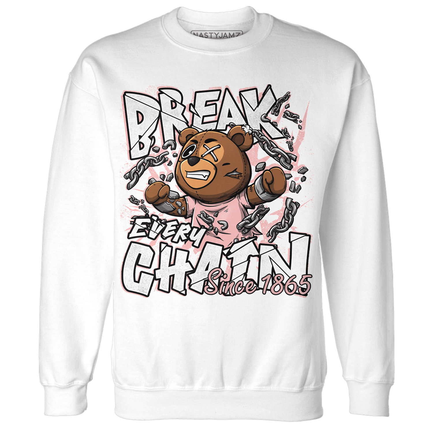 Low Legend Pink 11s Sweatshirt Match BER Break Chain - NastyJamz