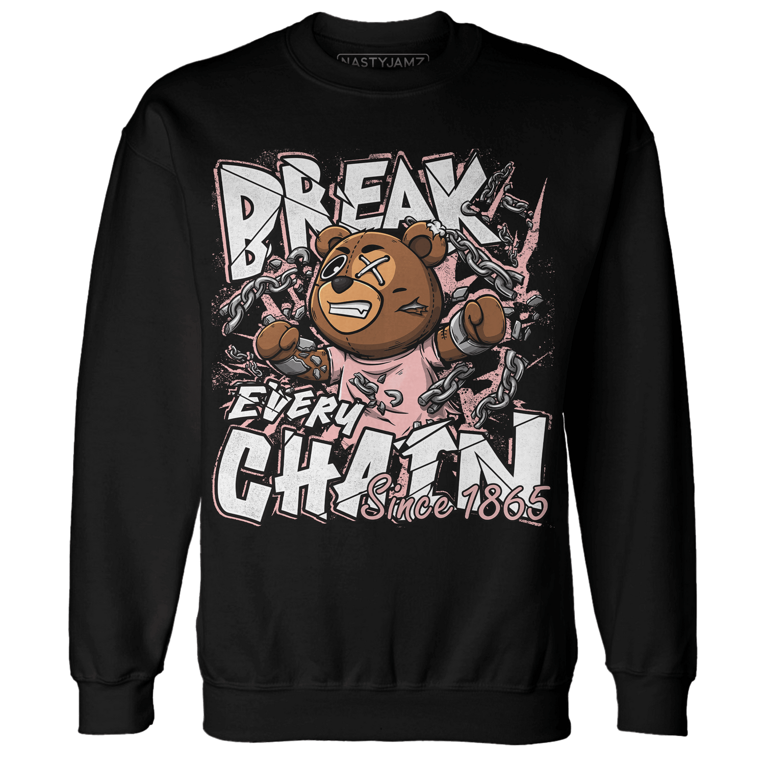 Low Legend Pink 11s Sweatshirt Match BER Break Chain - NastyJamz