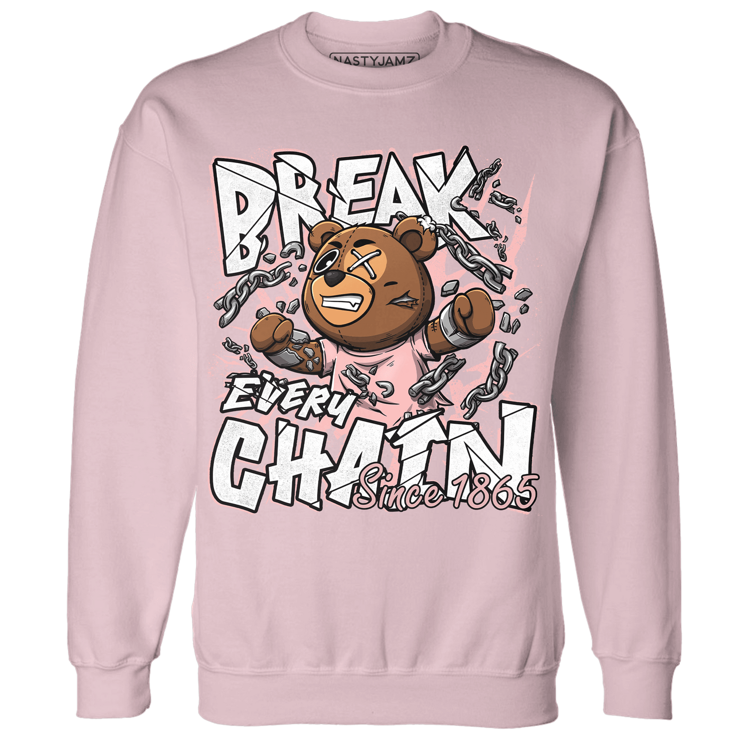 Low Legend Pink 11s Sweatshirt Match BER Break Chain - NastyJamz