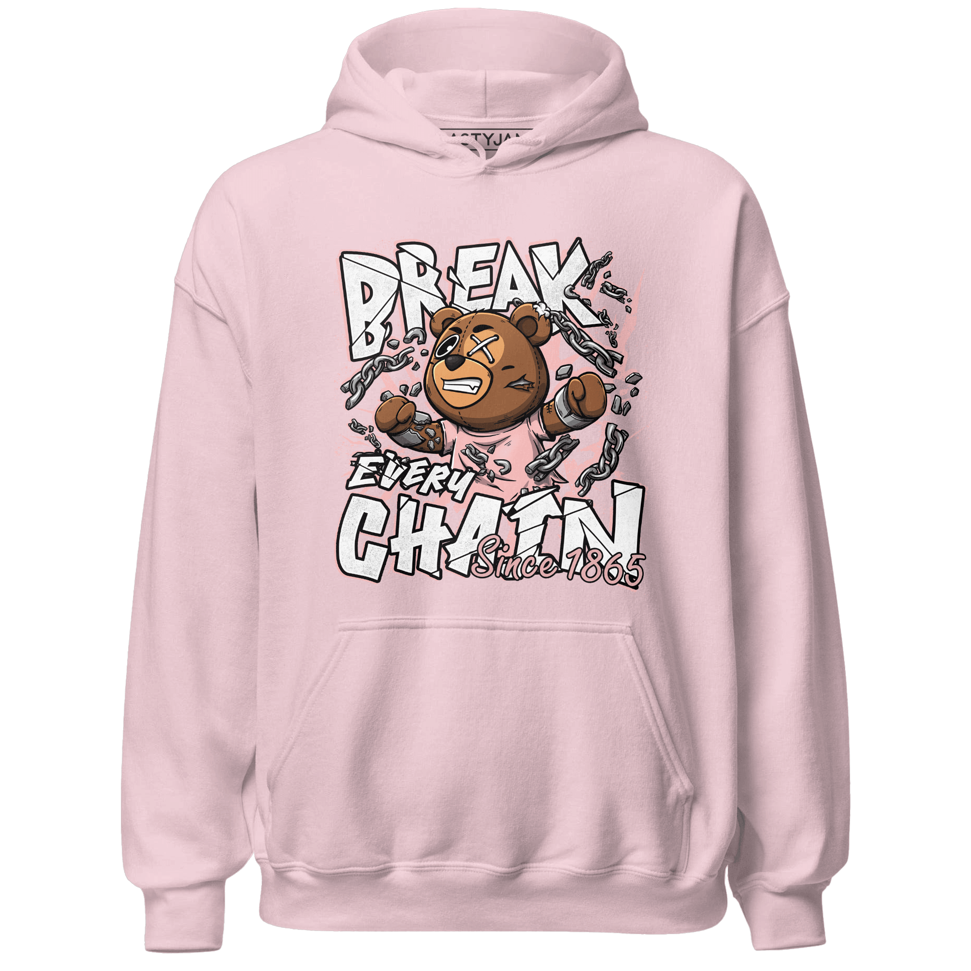 Low Legend Pink 11s Hoodie Match BER Break Chain - NastyJamz