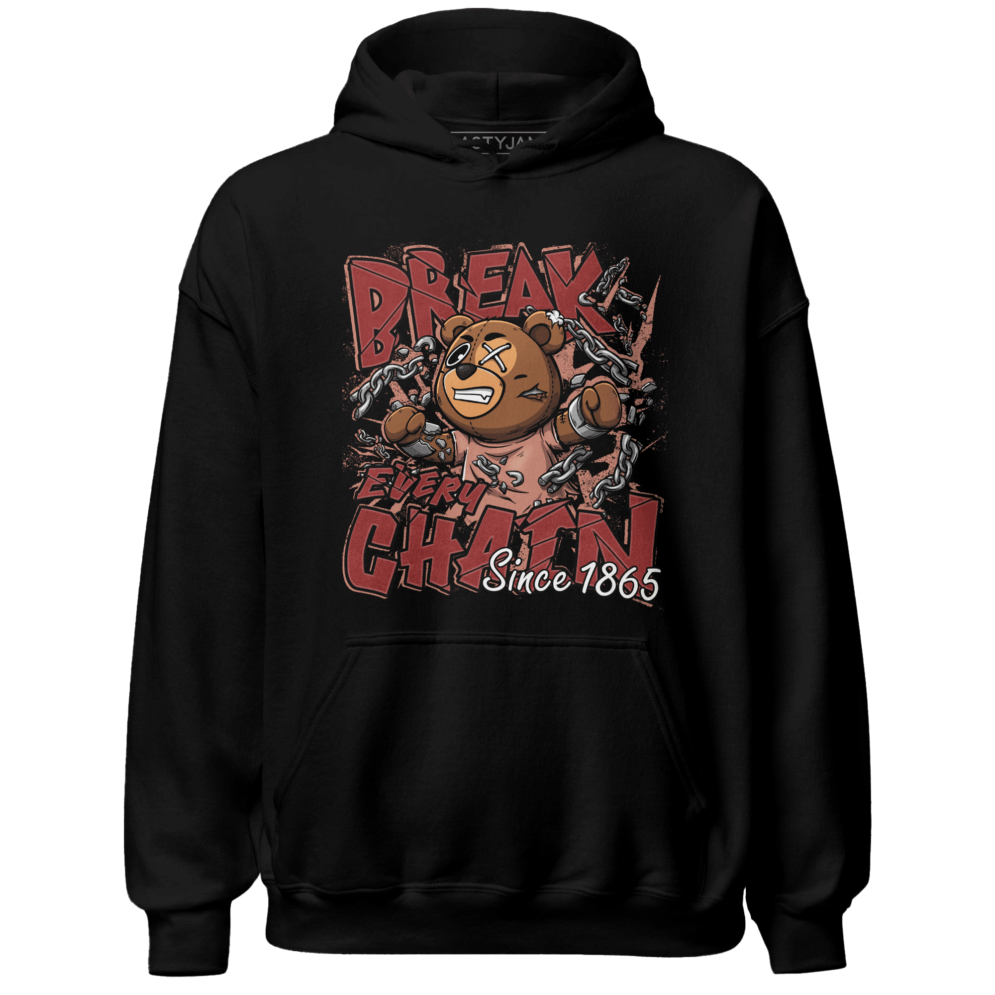 Dune Red 13s Hoodie Match BER Break Chain - NastyJamz
