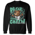 High OG Green Glow 1s Sweatshirt Match BER Break Chain - NastyJamz