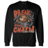 Georgia Peach 3s Sweatshirt Match BER Break Chain - NastyJamz