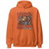 Georgia Peach 3s Hoodie Match BER Break Chain - NastyJamz