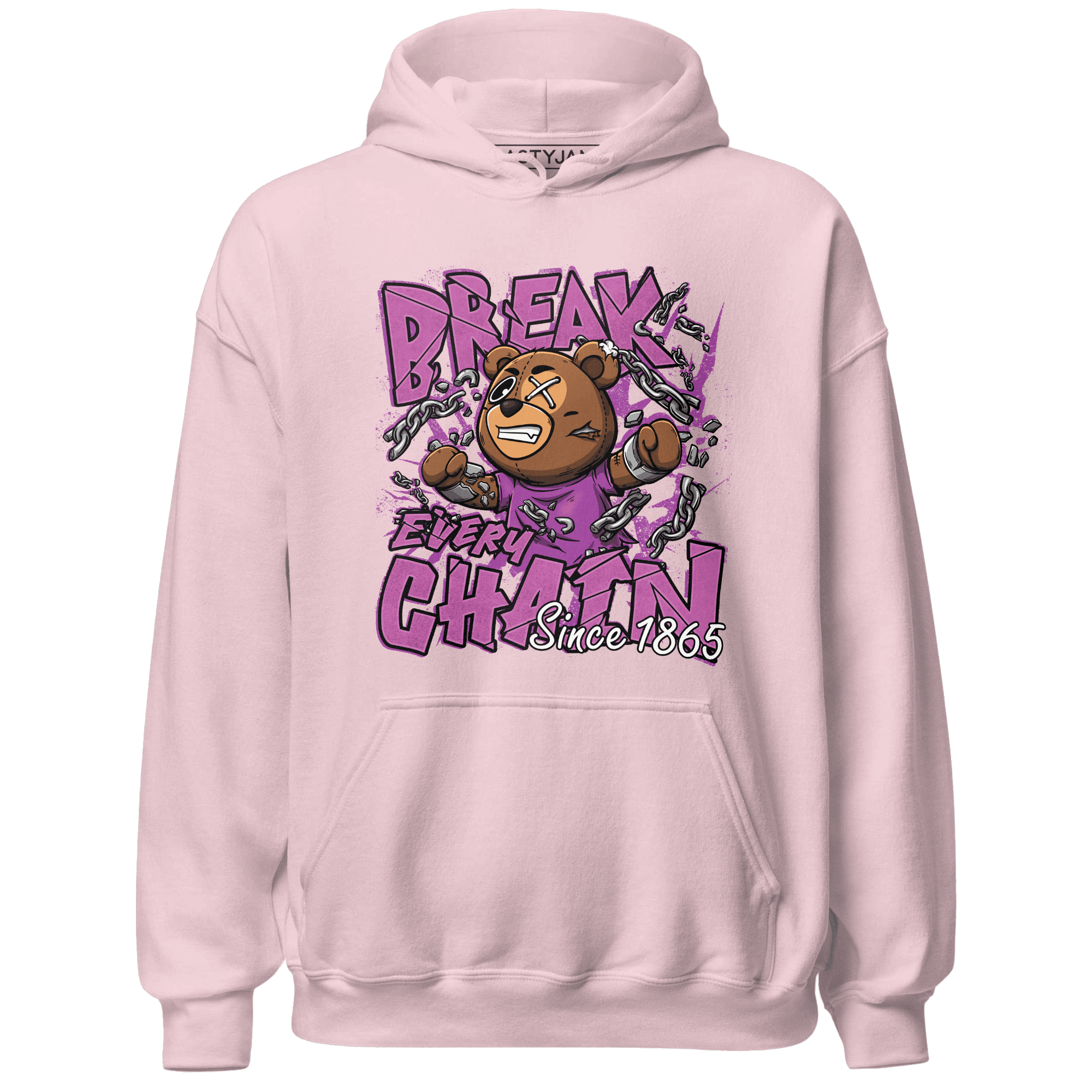 GS Hyper Violet 4s Hoodie Match BER Break Chain - NastyJamz