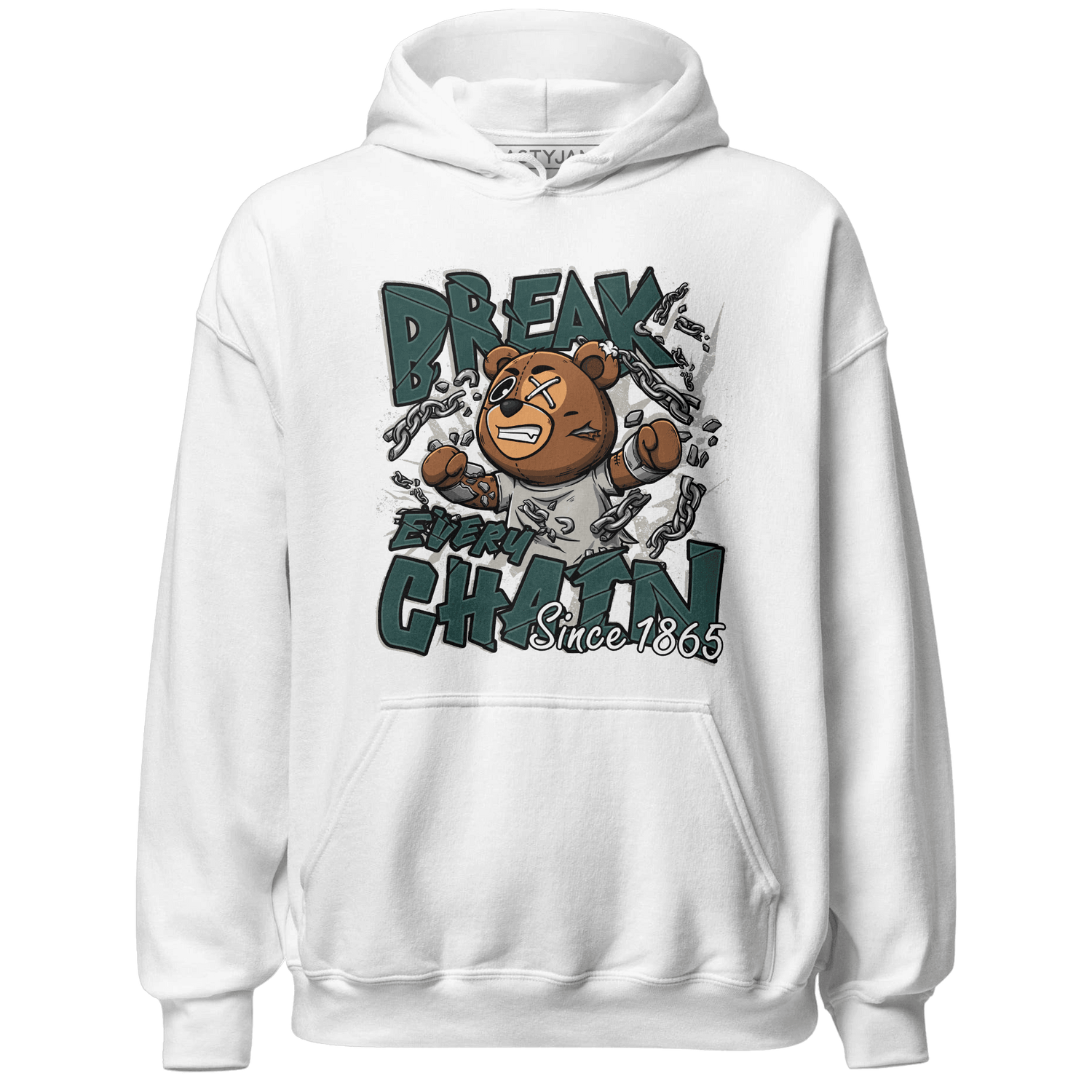 Oxidized Green 4s Hoodie Match BER Break Chain - NastyJamz