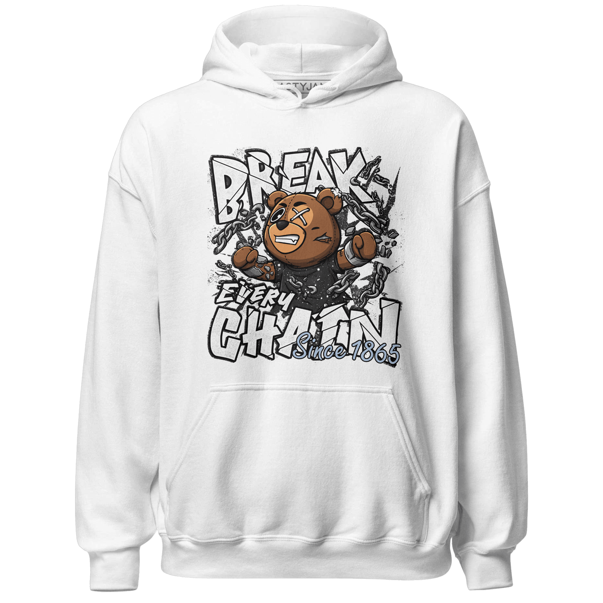 Reverse Oreo 6s Hoodie Match BER Break Chain - NastyJamz