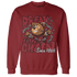 Cherry 12s Sweatshirt Match BER Break Chain - NastyJamz