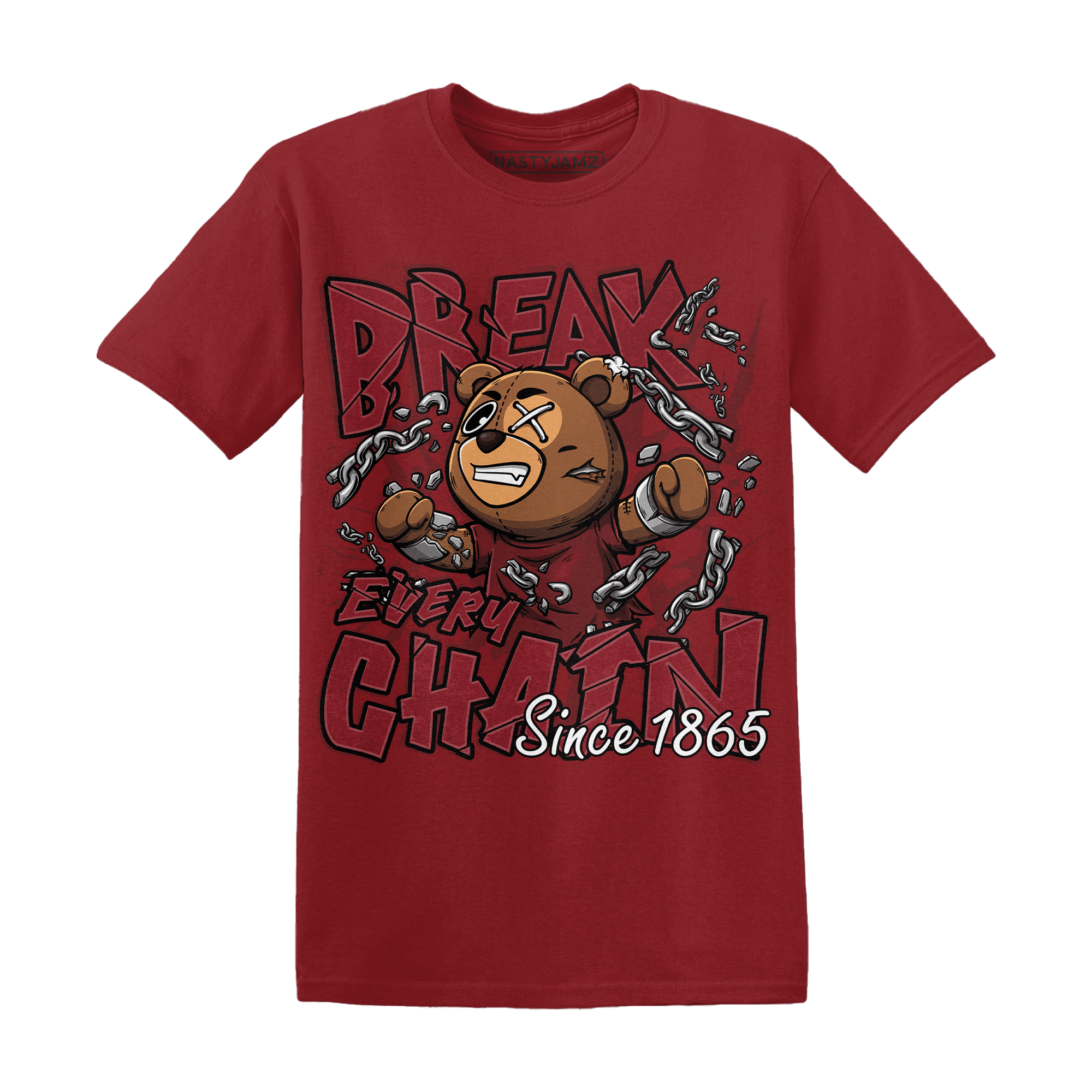 Cherry 12s T Shirt BER Break Chain - NastyJamz