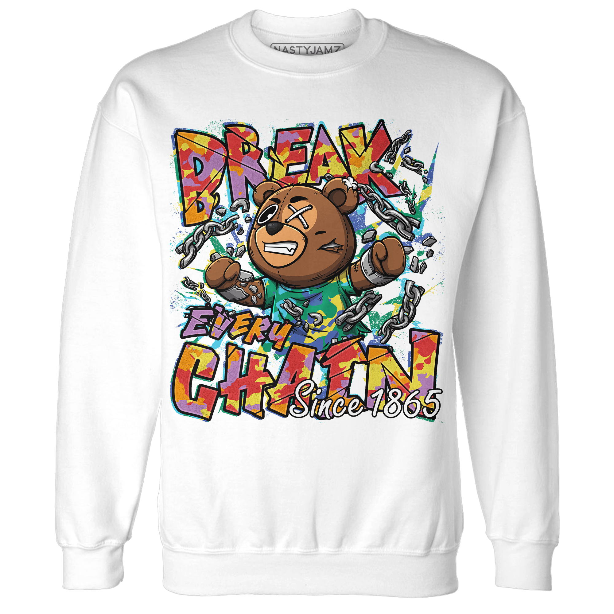 Mid GS Six Championships 1s Sweatshirt Match BER Break Chain - NastyJamz