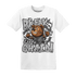 Retro High OG Black White 1s T Shirt BER Break Chain - NastyJamz