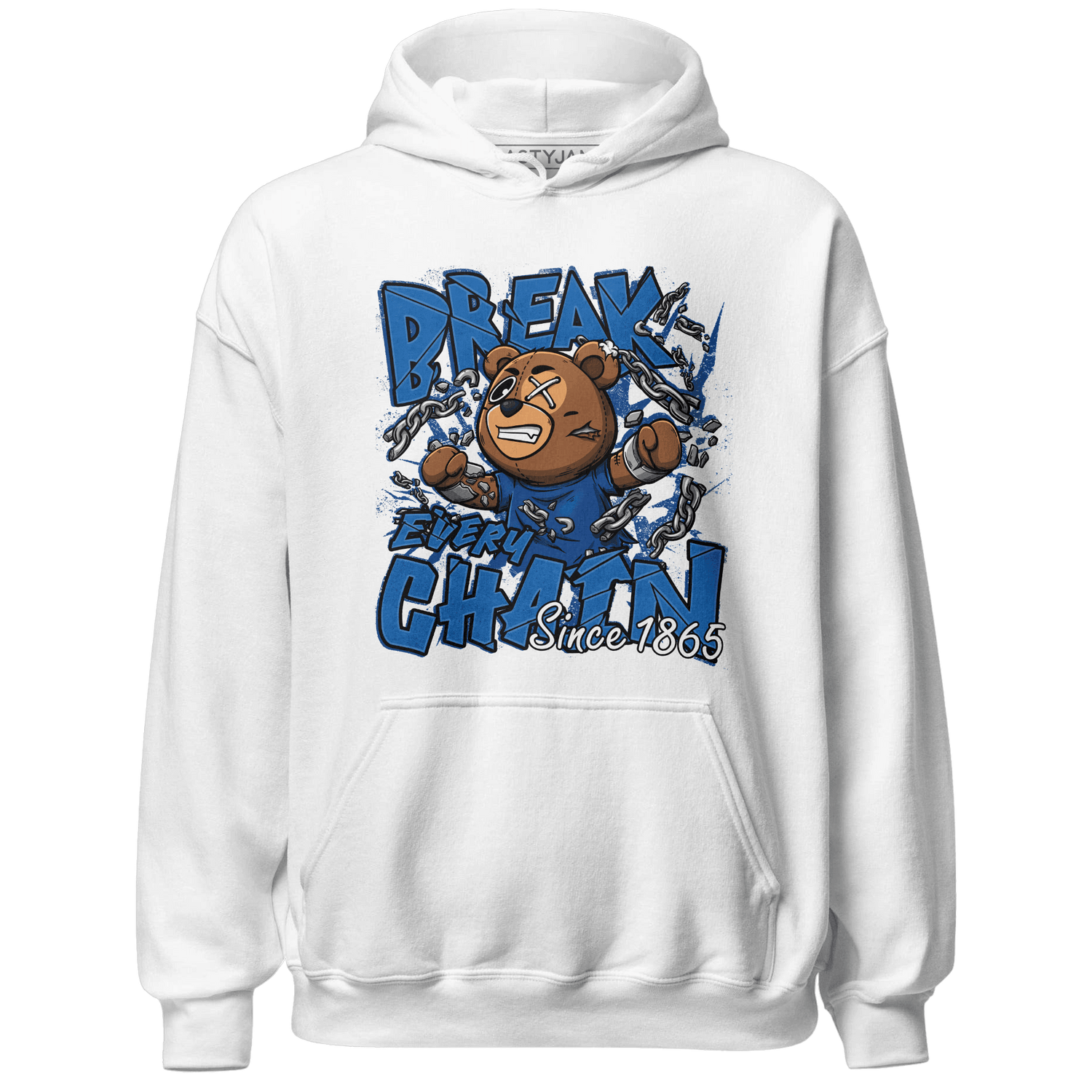 Royal Reimagined 1s Hoodie Match BER Break Chain - NastyJamz