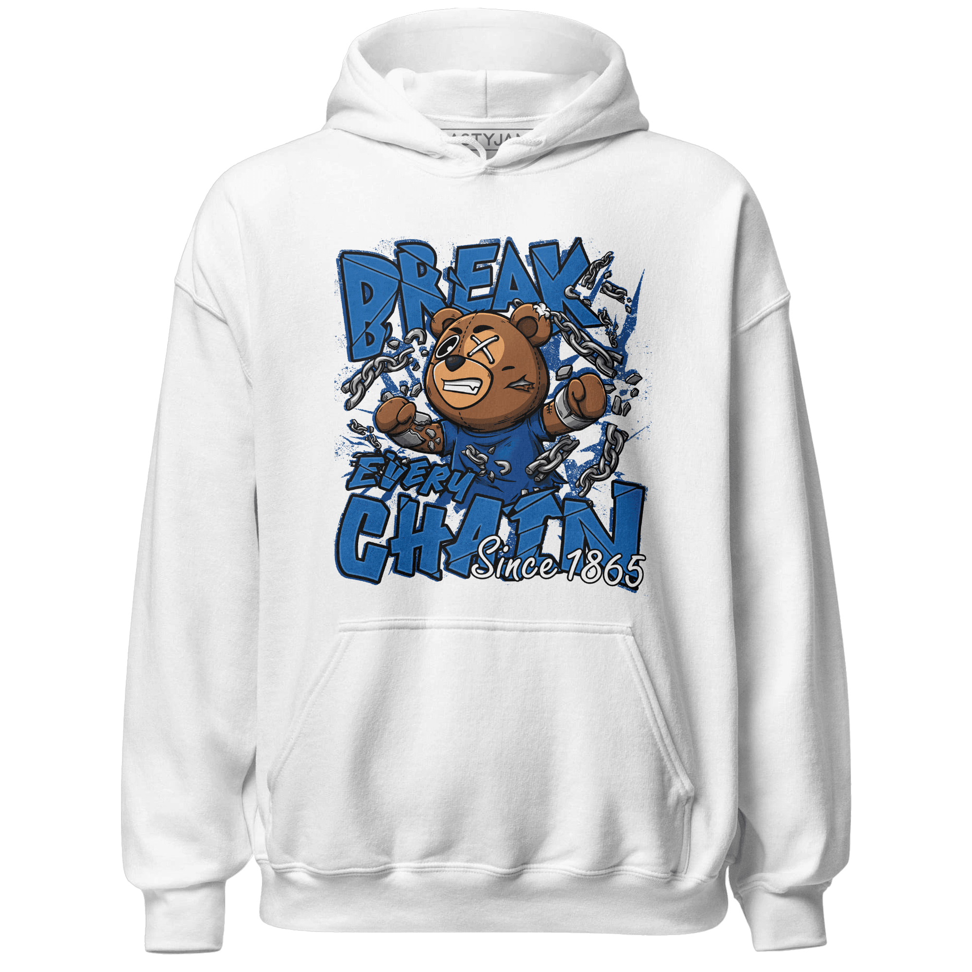 Royal Reimagined 1s Hoodie Match BER Break Chain - NastyJamz