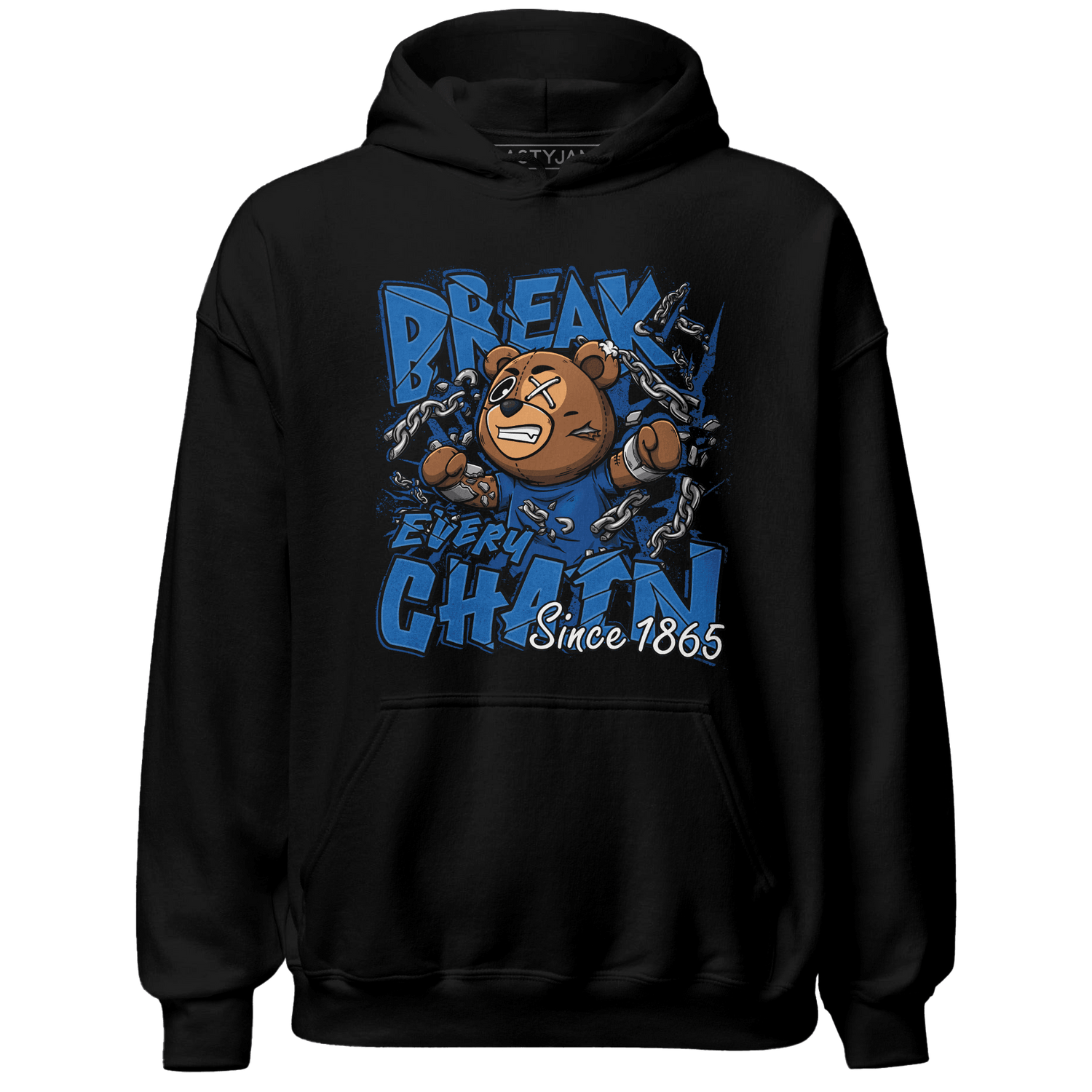 Royal Reimagined 1s Hoodie Match BER Break Chain - NastyJamz
