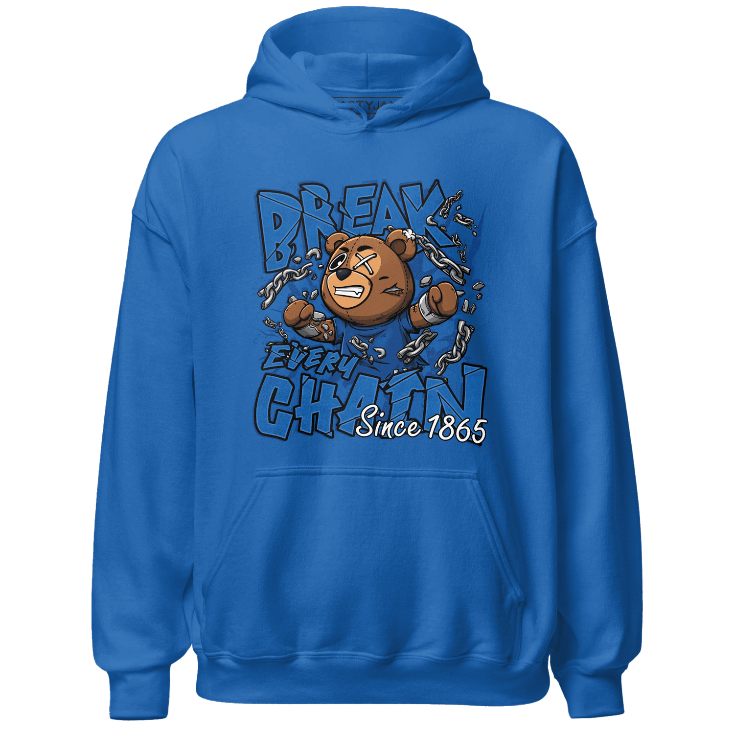 Royal Reimagined 1s Hoodie Match BER Break Chain - NastyJamz