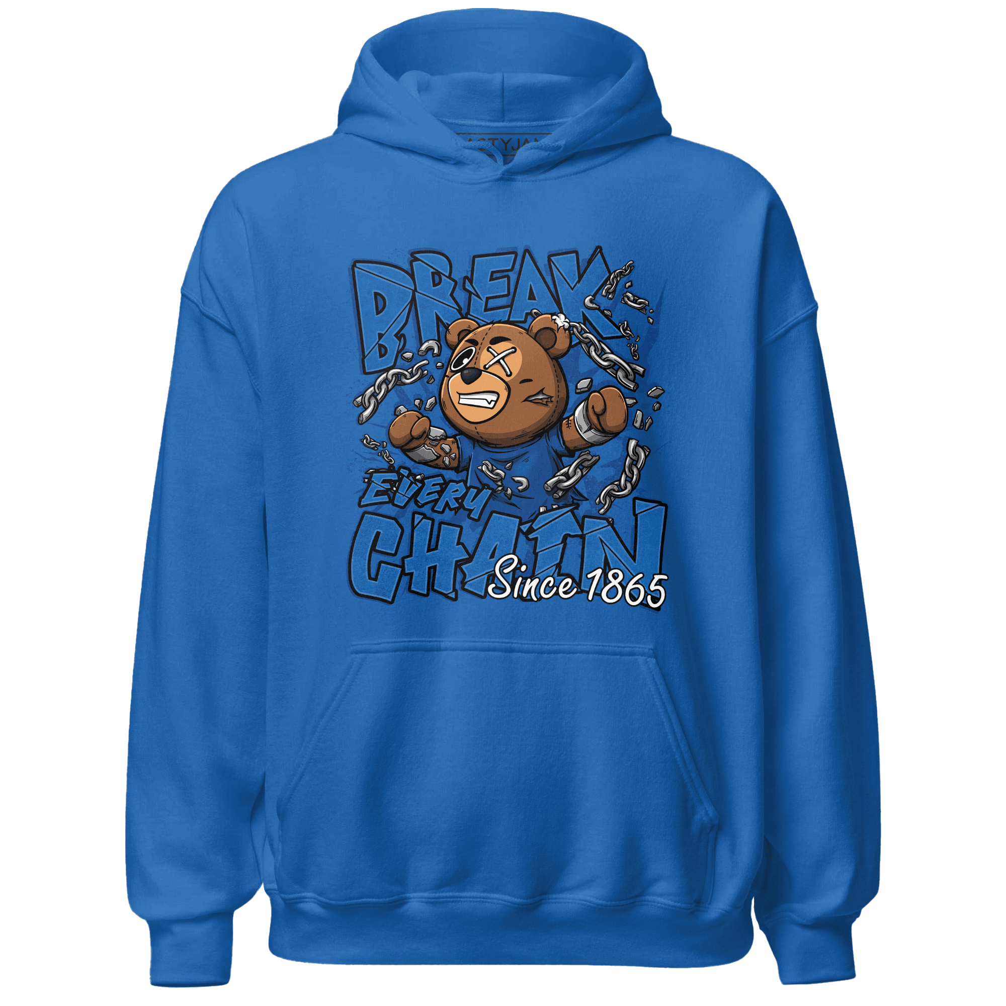 Royal Reimagined 1s Hoodie Match BER Break Chain - NastyJamz