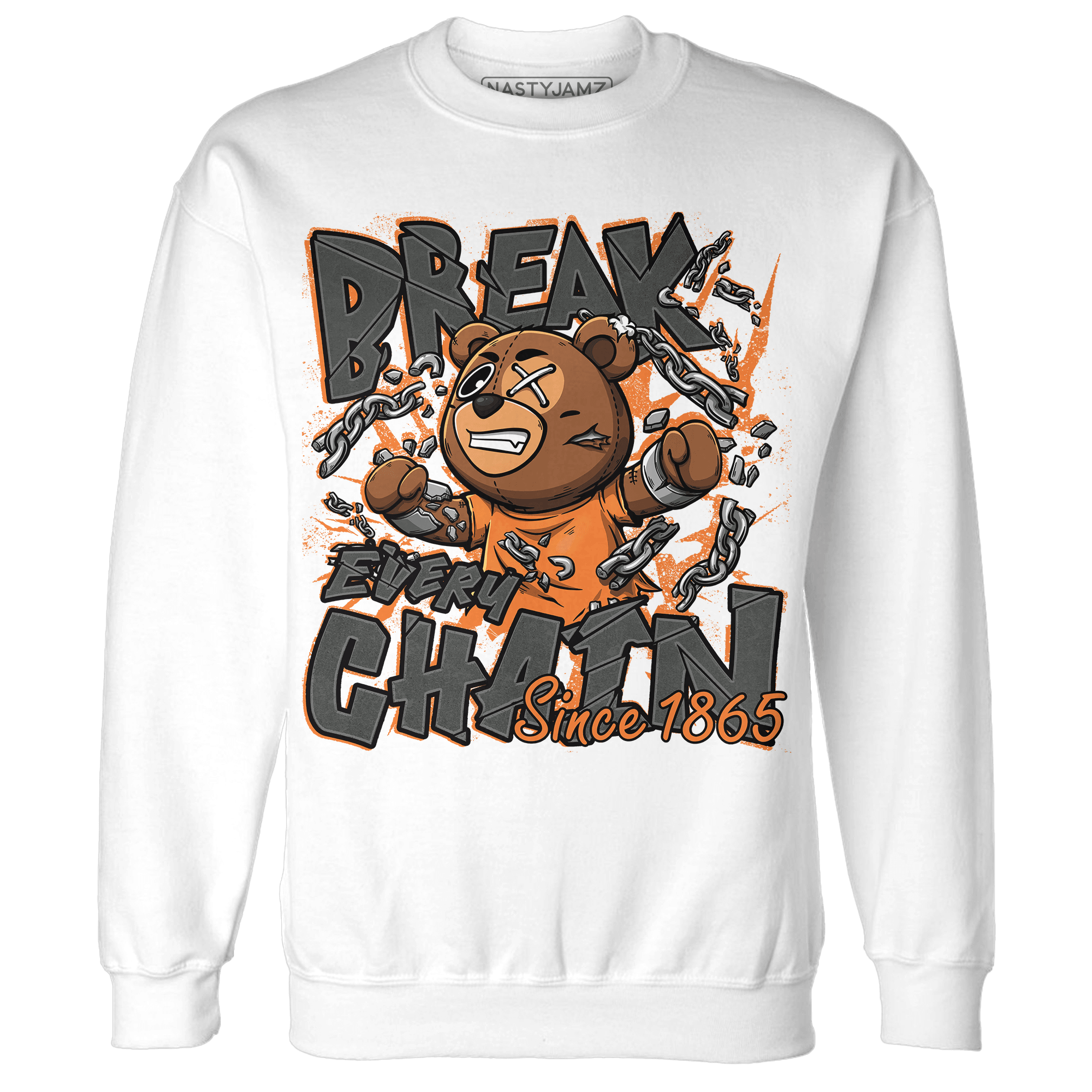 Fear Pack 3s Sweatshirt Match BER Break Chain - NastyJamz