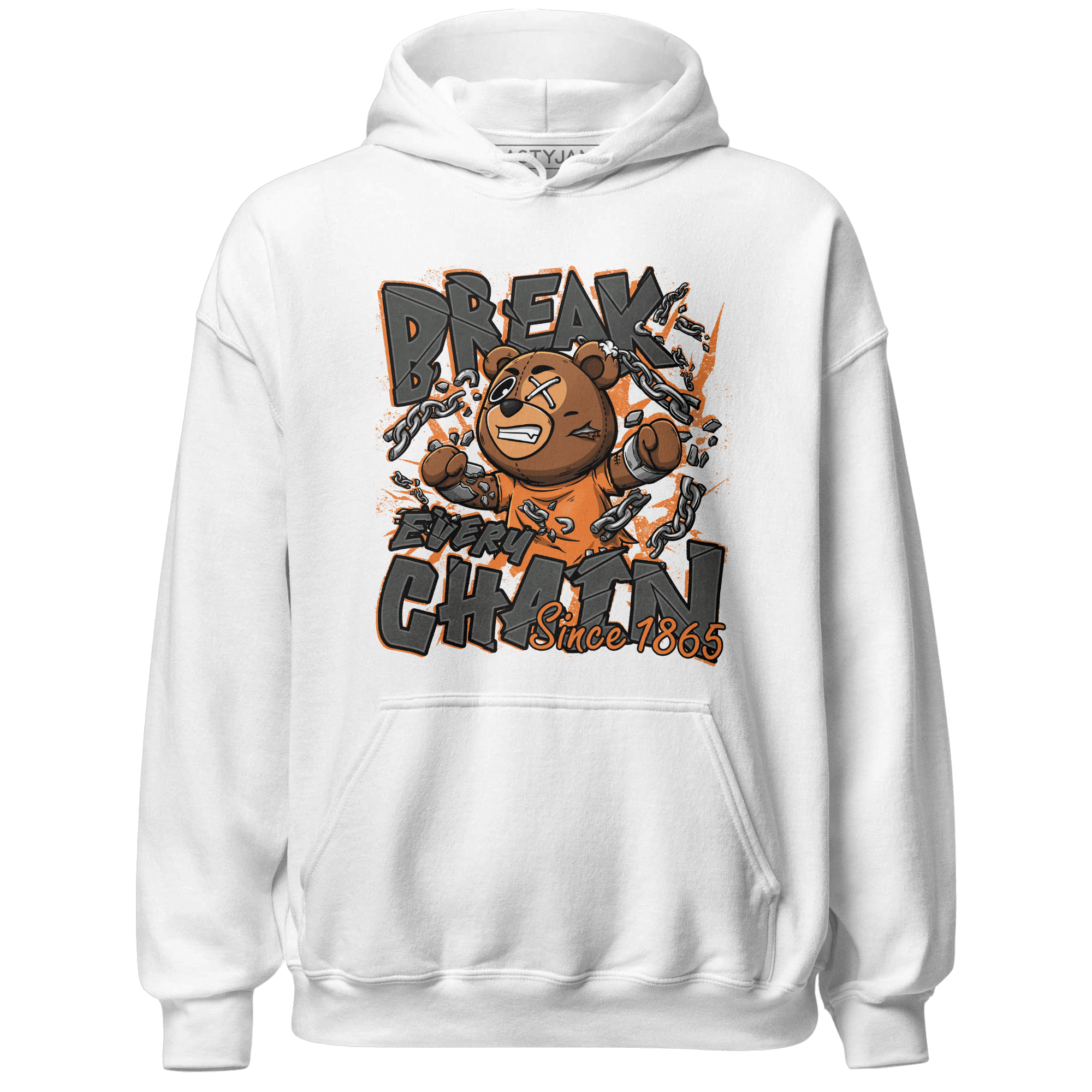 Fear Pack 3s Hoodie Match BER Break Chain - NastyJamz