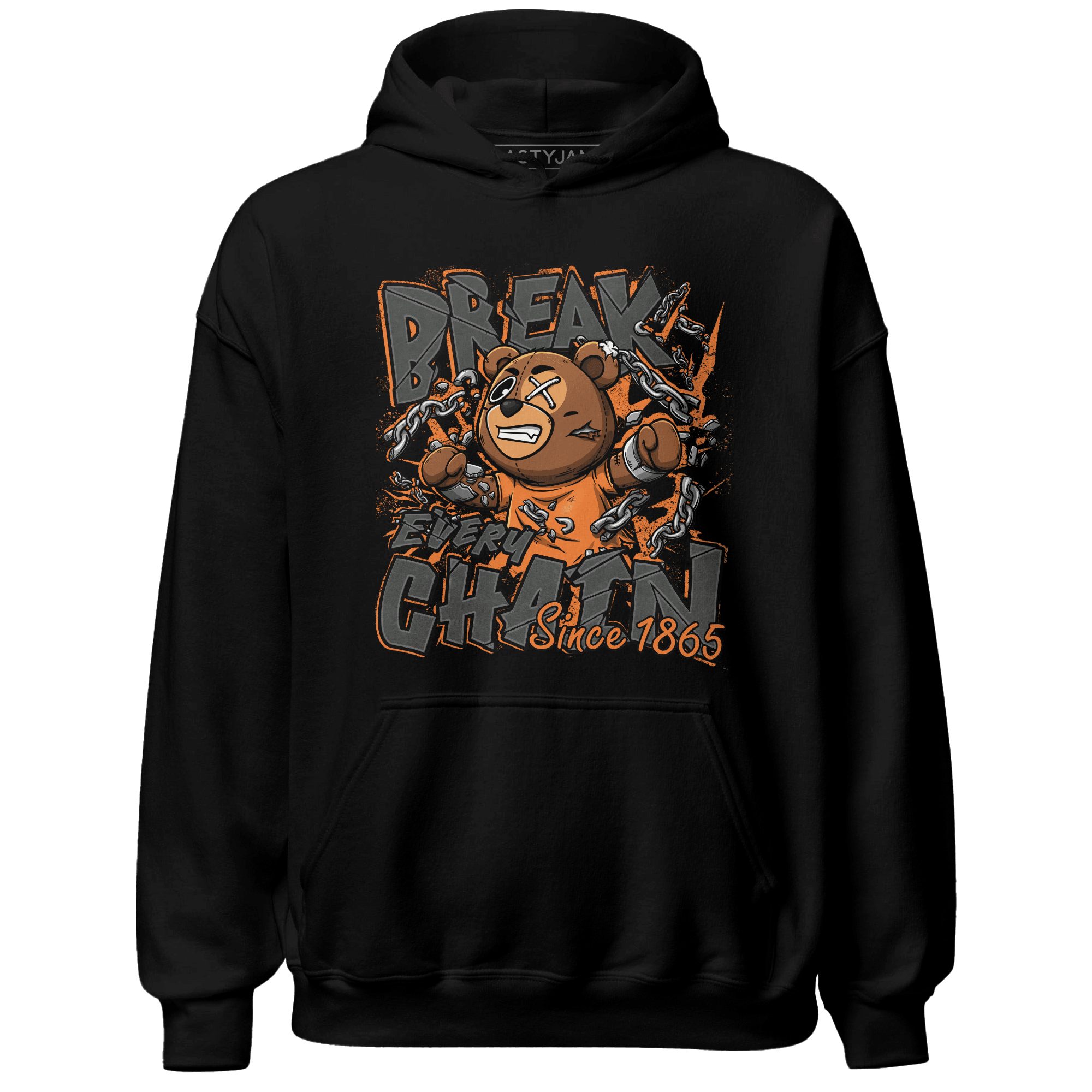 Fear Pack 3s Hoodie Match BER Break Chain - NastyJamz