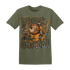 Olive 5s T Shirt BER Break Chain - NastyJamz